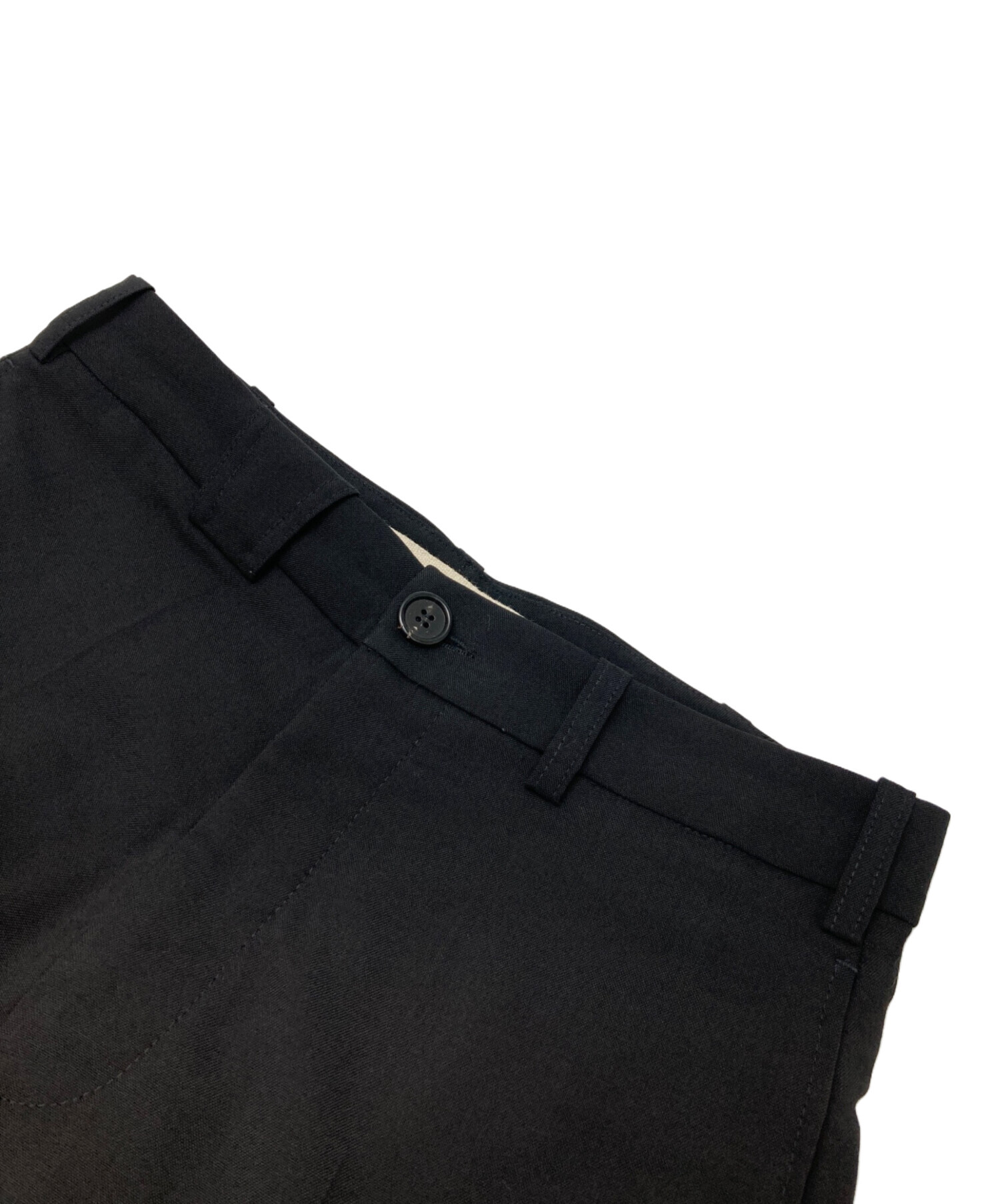 中古・古着通販】MARNI (マルニ) センタープレスパンツ ブラック 