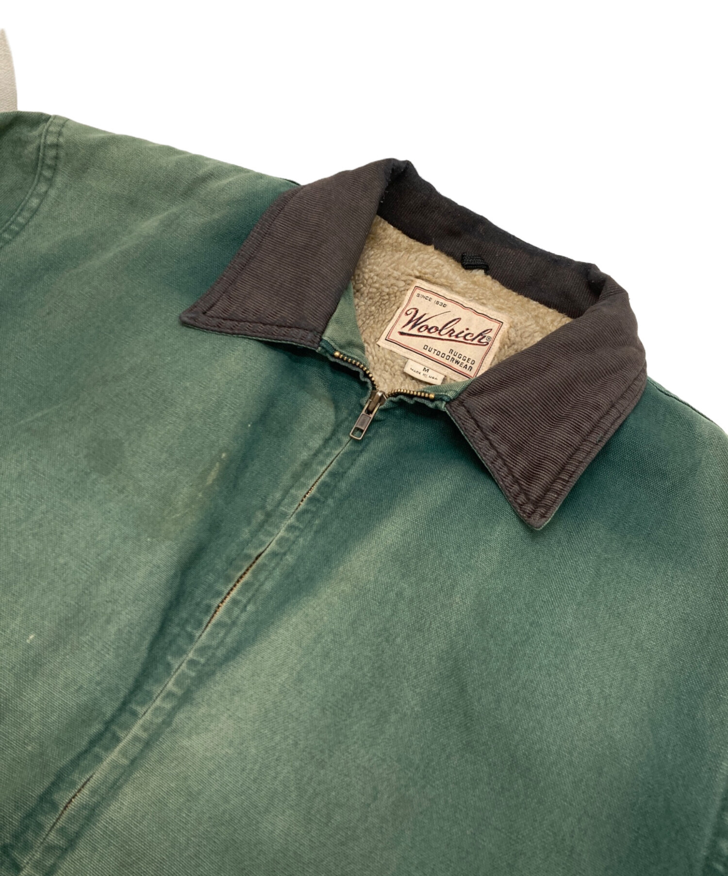 中古・古着通販】WOOLRICH (ウールリッチ) ダックジャケット グリーン 中古・古着通販】WOOLRICH (ウールリッチ) ダックジャケット グリーン