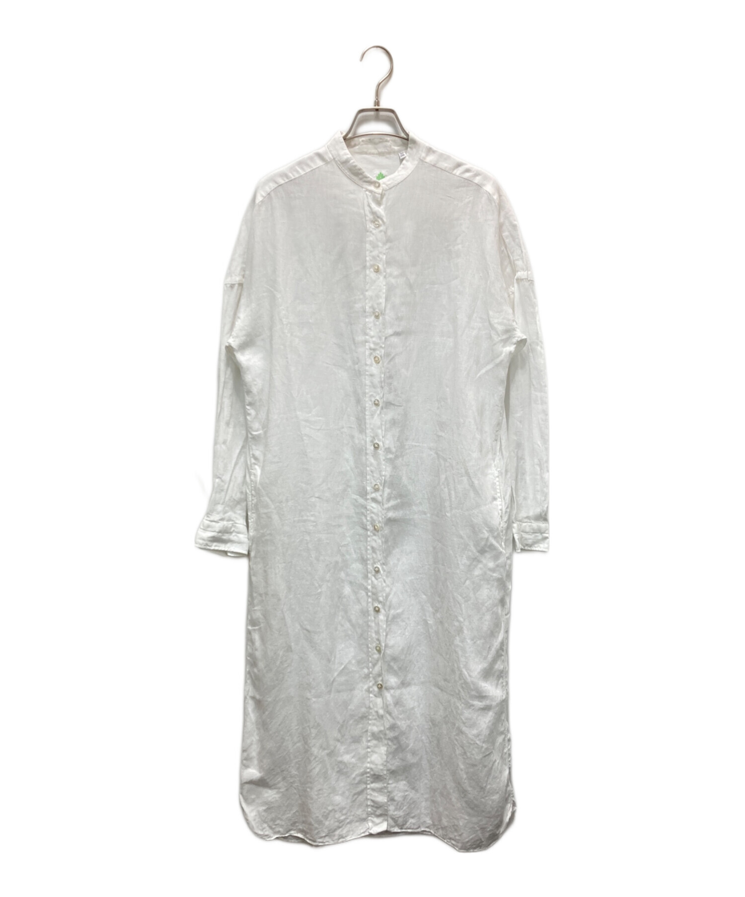 中古・古着通販】finamore (フィナモレ) リネンシャツワンピース 