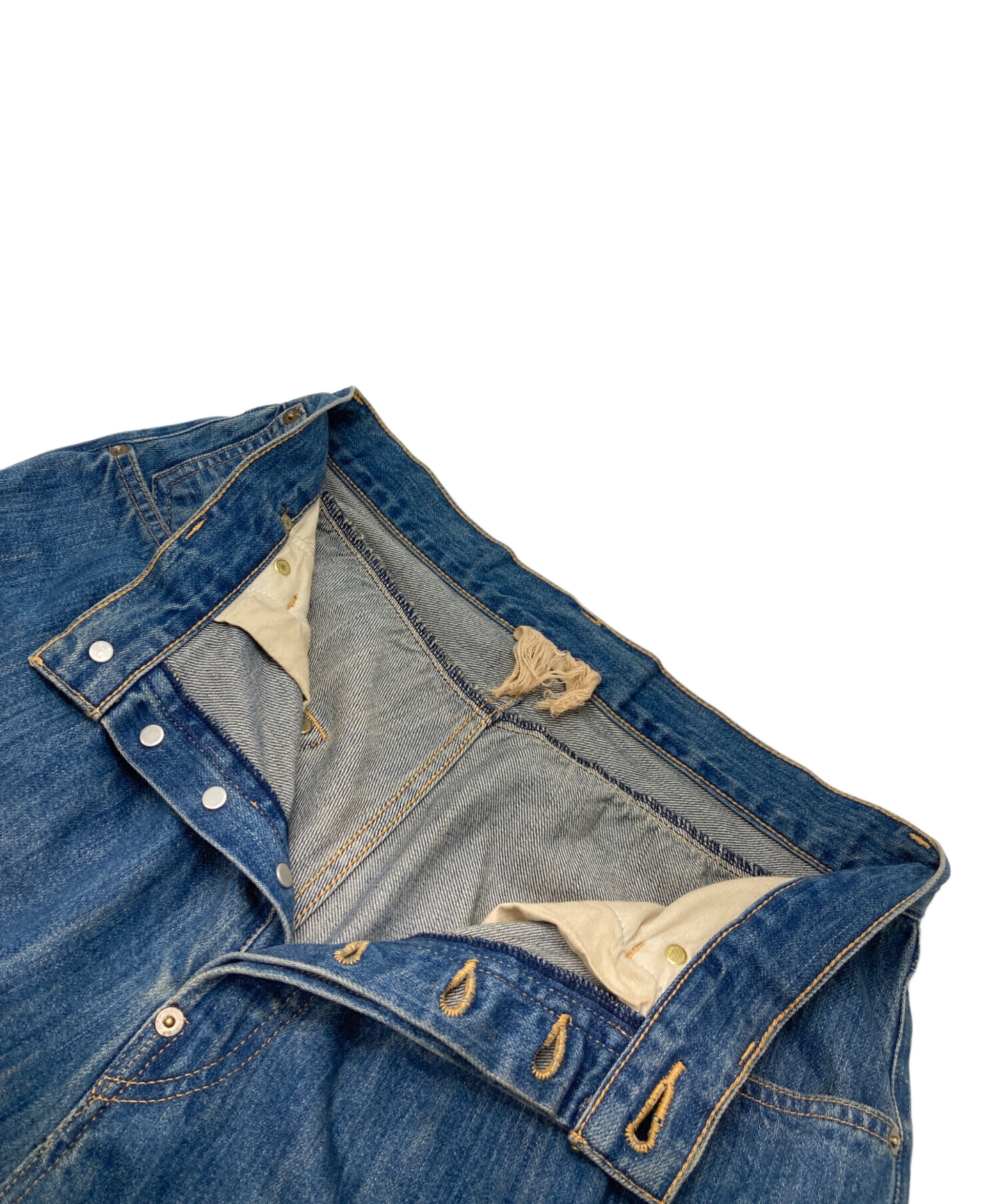 中古・古着通販】refomed (リフォメッド) RIGHT HANDED DENIM PANTS 
