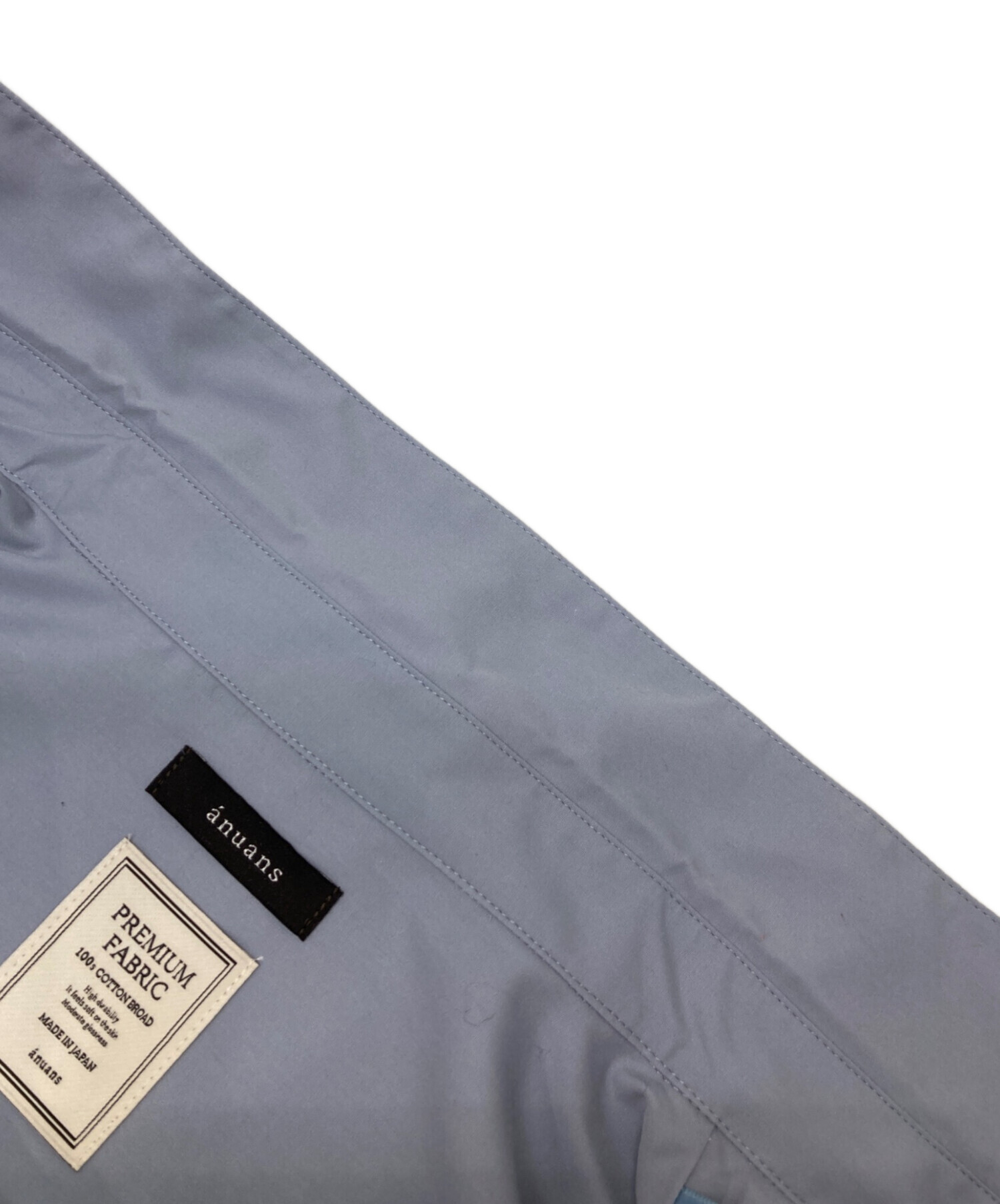 中古・古着通販】anuans (アニュアンス) スタンダードシャツ ネイビー