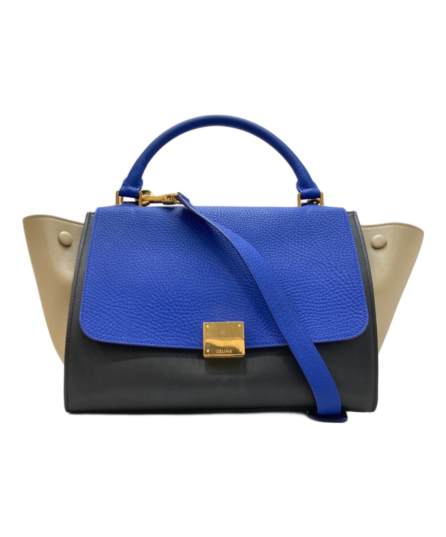 中古・古着通販】CELINE (セリーヌ) トラペーズスモール2WAYバッグ