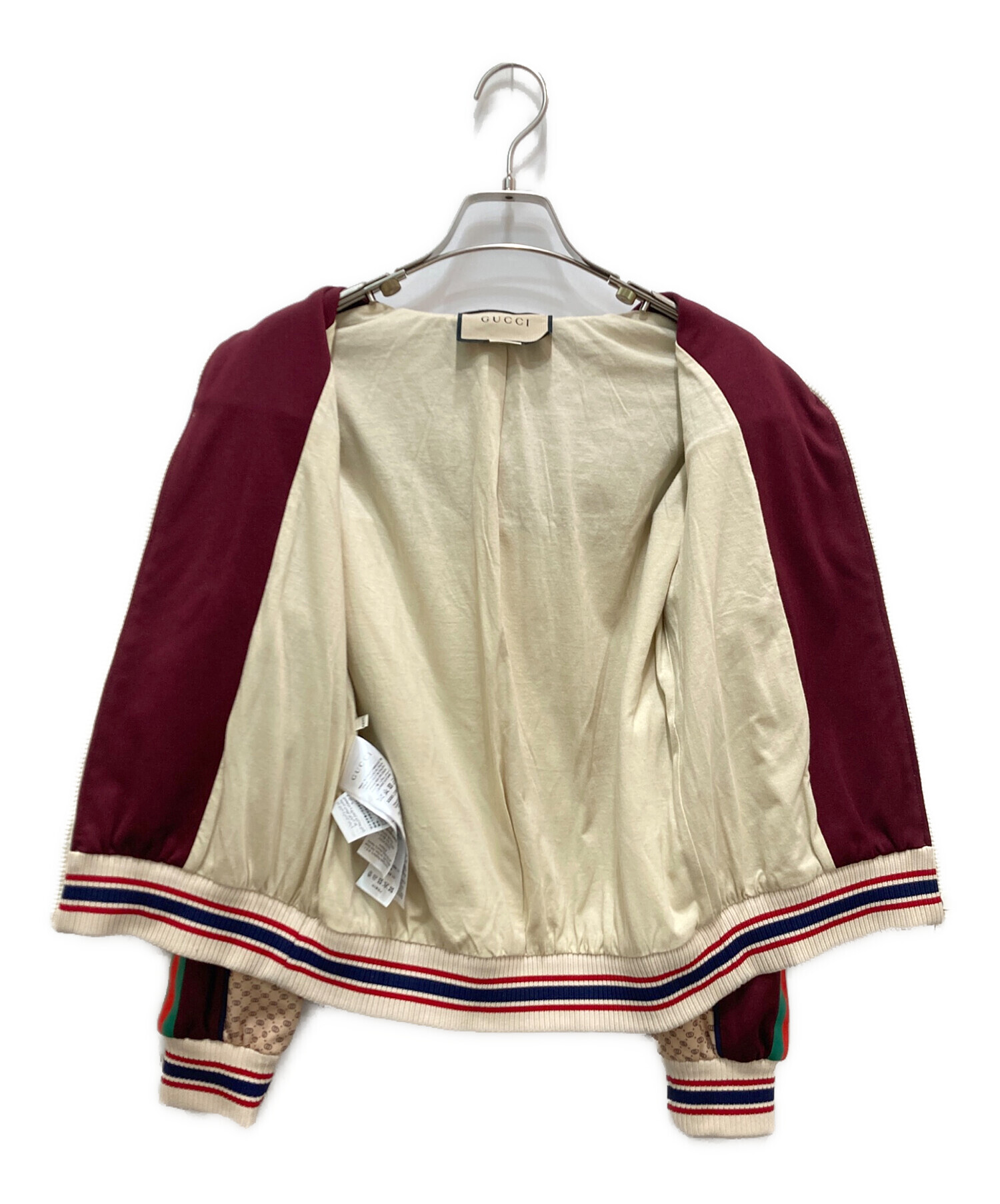 中古・古着通販】GUCCI (グッチ) ジャージージャケット ベージュ