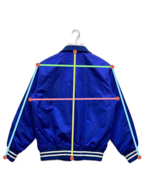 中古・古着通販】MIZUNO (ミズノ) ナイロンスタジャン ブルー サイズ