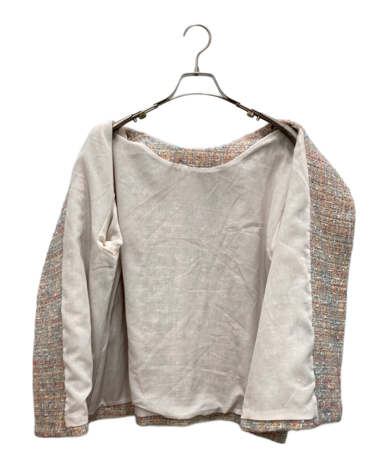 中古・古着通販】BEARDSLEY (ビアズリー) ノーカラーツイード