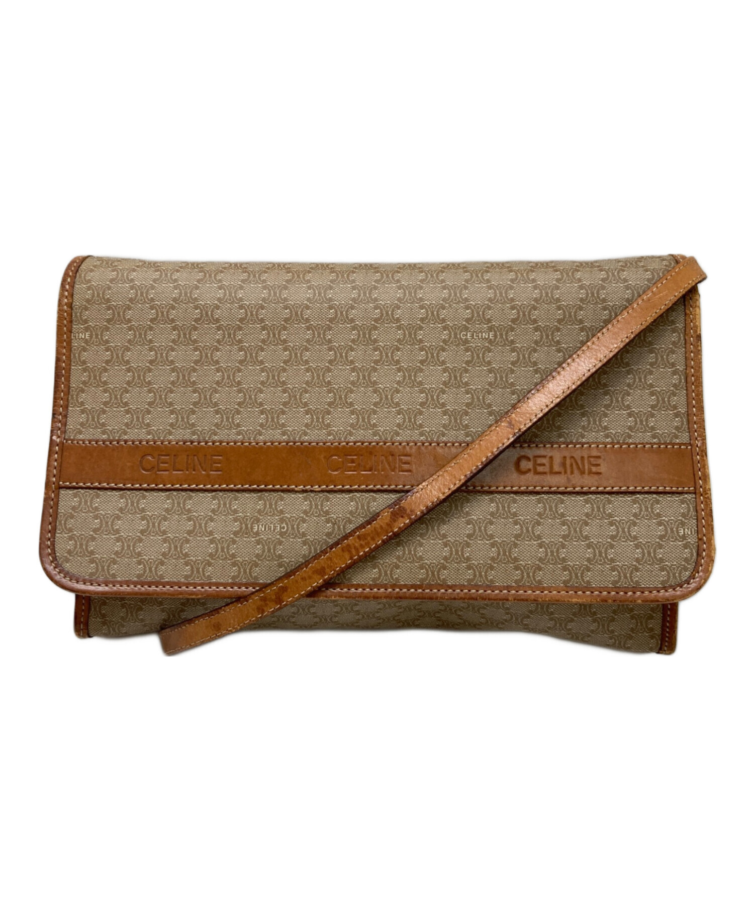 中古・古着通販】CELINE (セリーヌ) トリオンフショルダーバッグ 