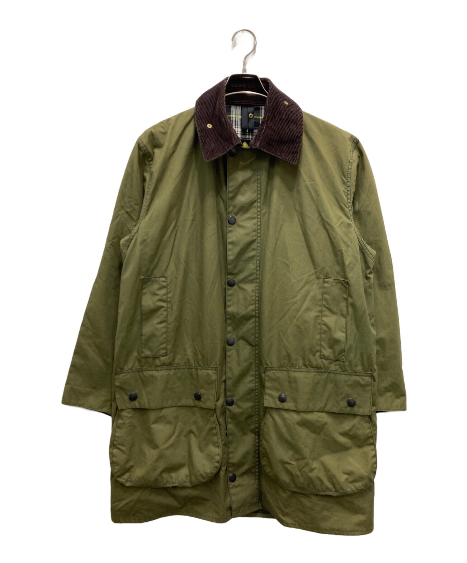 中古・古着通販】Barbour (バブアー) BORDER JACKET カーキ サイズ:40 