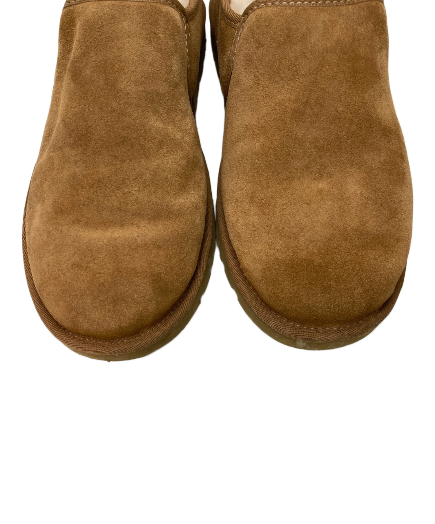 UGG ブラウン スリッポンムートンブーツ 中古・古着通販】UGG (アグ) ムートン スリッポン シューズ ブラウン