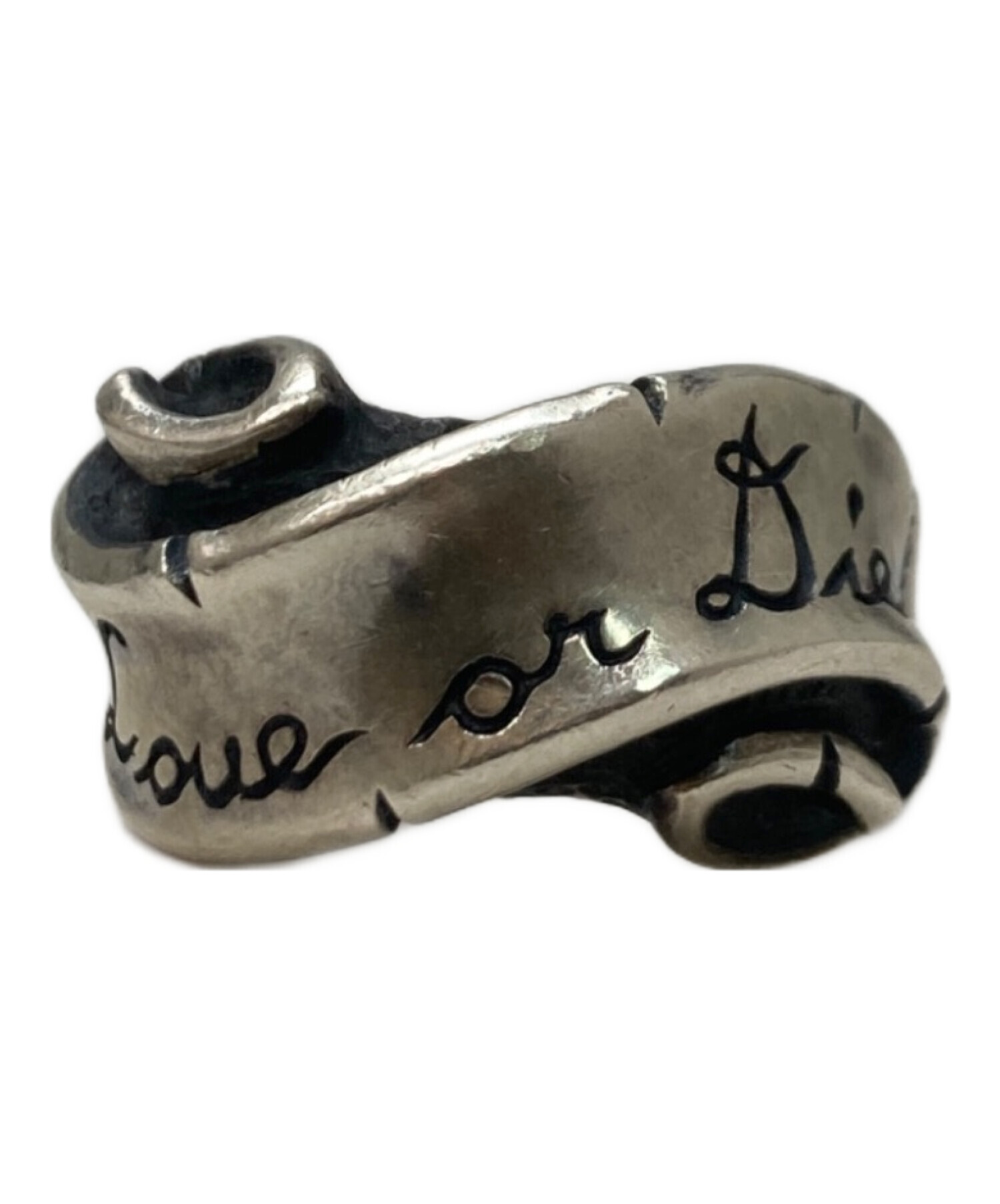 ラットレースメッセージオンリング約21号レア希少RATRACE silver ラットレース - Message On Ribbon Ring / Give No Take No