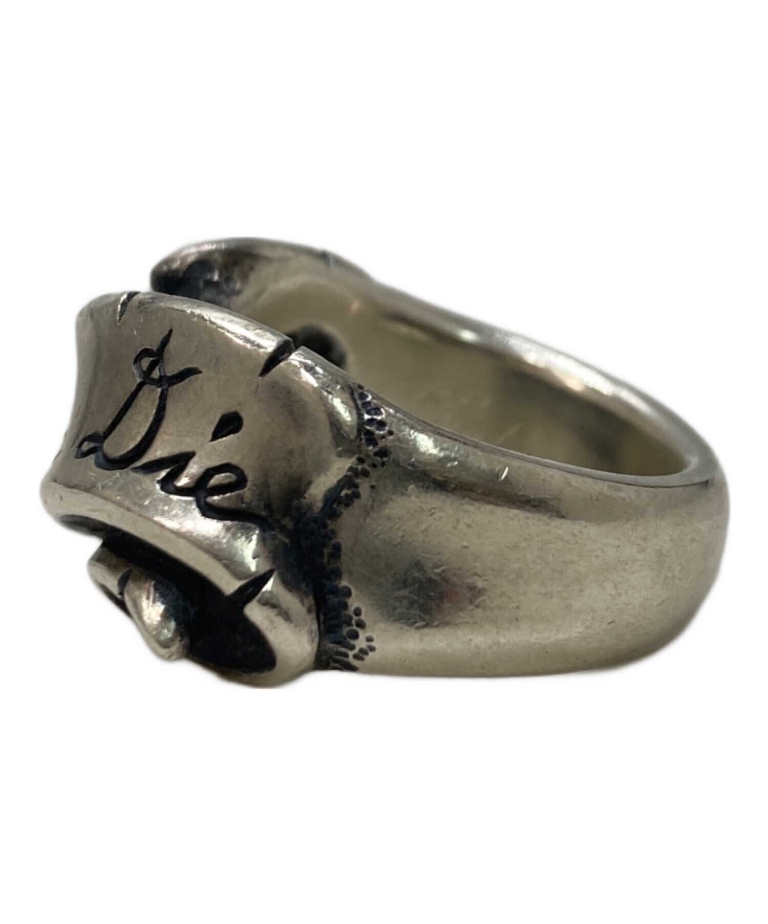 中古・古着通販】RAT RACE (ラットレース) メッセージオンリボンリング