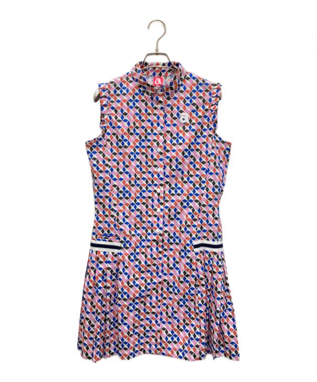 アルチビオ青の半袖ワンピース archivio アルチビオ ワンピース 水色 アルチビオ青の半袖ワンピース