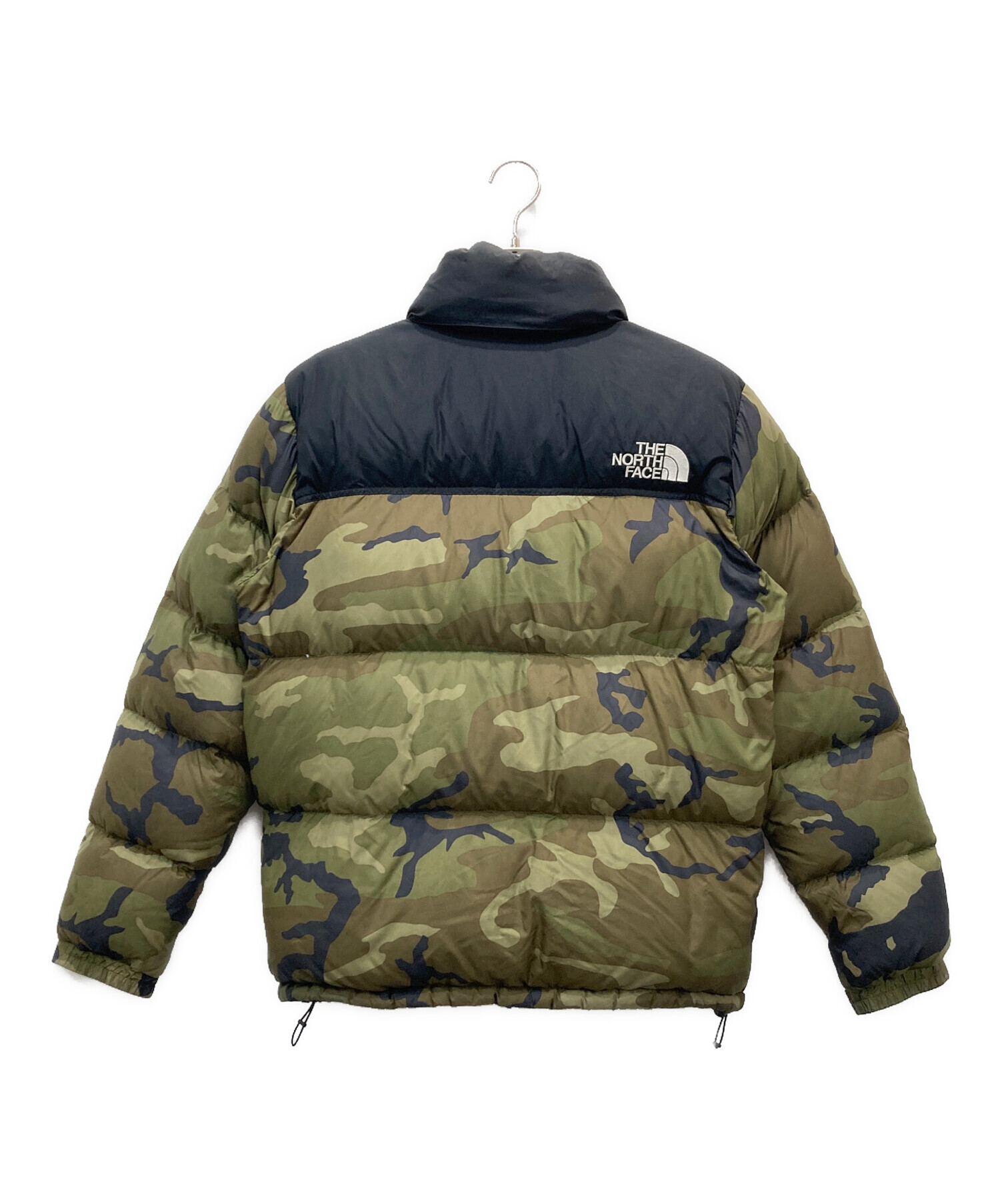 ノースフェイス ヌプシジャケット ダウンウッドランドカモ　XL 中古・古着通販】THE NORTH FACE (ザ ノース フェイス) ヌプシダウン
