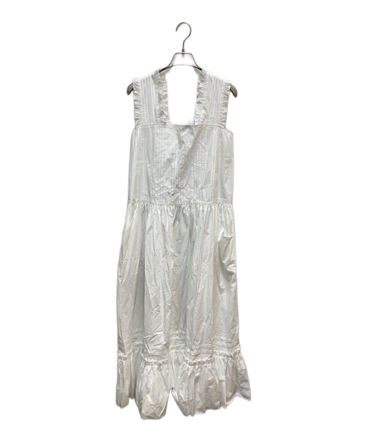 中古・古着通販】KENZO (ケンゾー) Pleated midi dress ホワイト