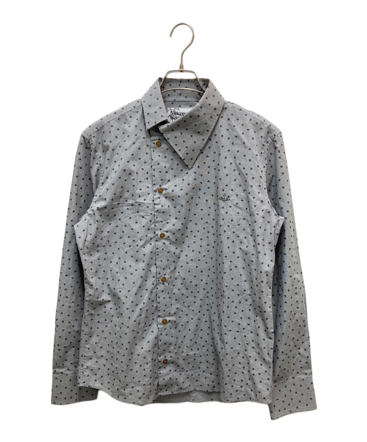 Vivienne VTG! グレーオーブボタン変型トップス rare! 中古・古着通販】Vivienne Westwood (ヴィヴィアンウエストウッド