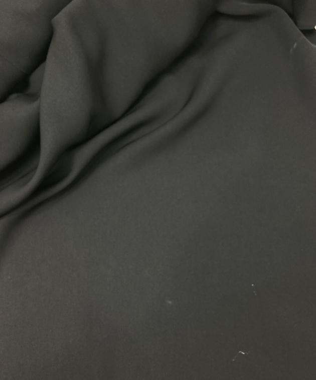 中古・古着通販】ENFOLD (エンフォルド) STRING DRAPE-DRESS ブラック