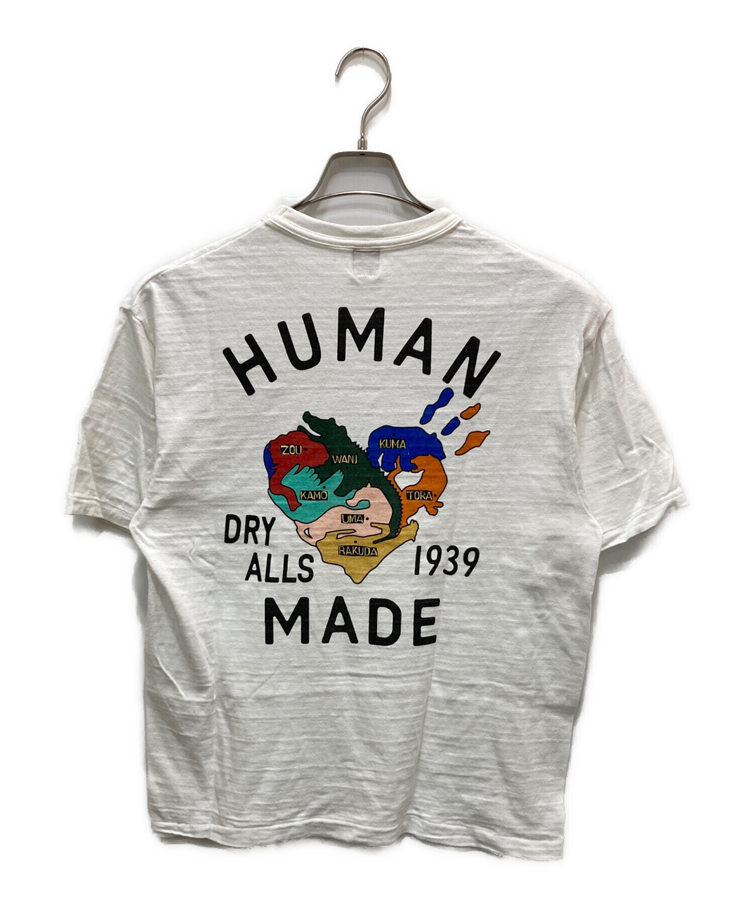 中古・古着通販】HUMAN MADE (ヒューマンメイド) Tシャツ ホワイト 