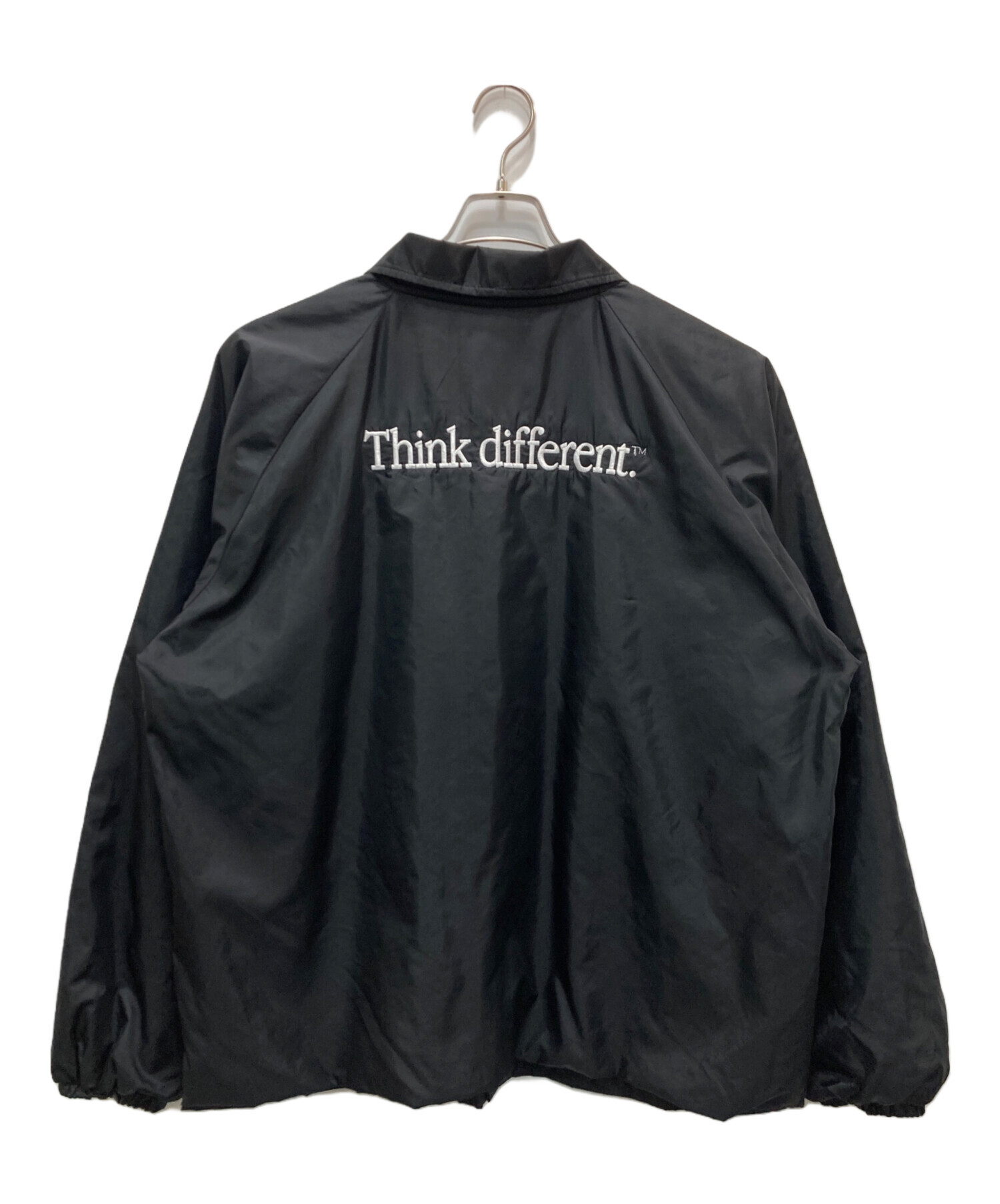 中古・古着通販】auburn (オーバーン) コーチジャケット ブラック 中古・古着通販】auburn (オーバーン) コーチジャケット ブラック