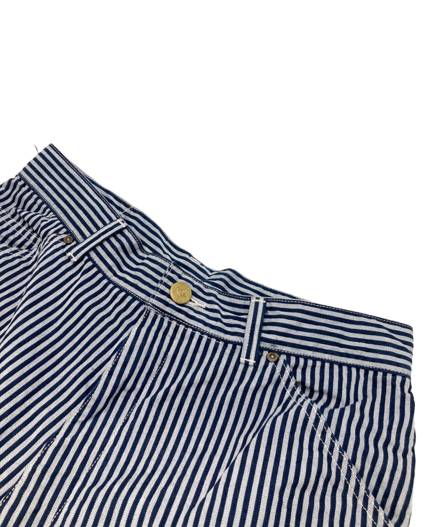 Pherrow's (フェローズ) ヒッコリーペインターパンツ ネイビー サイズ:32 【未使用品】Pherrow’s ペインターパンツ ヒッコリー