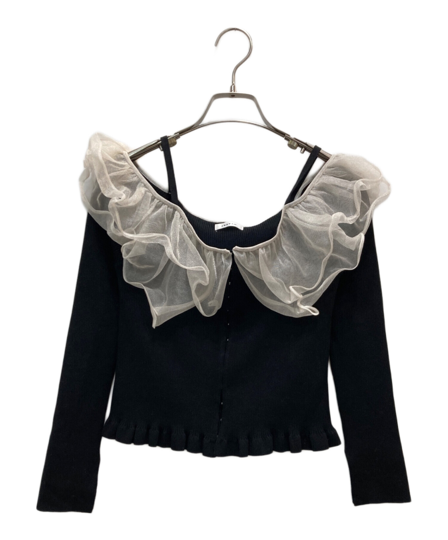 中古・古着通販】FRAY ID (フレイ アイディー) ラッフルオフショル