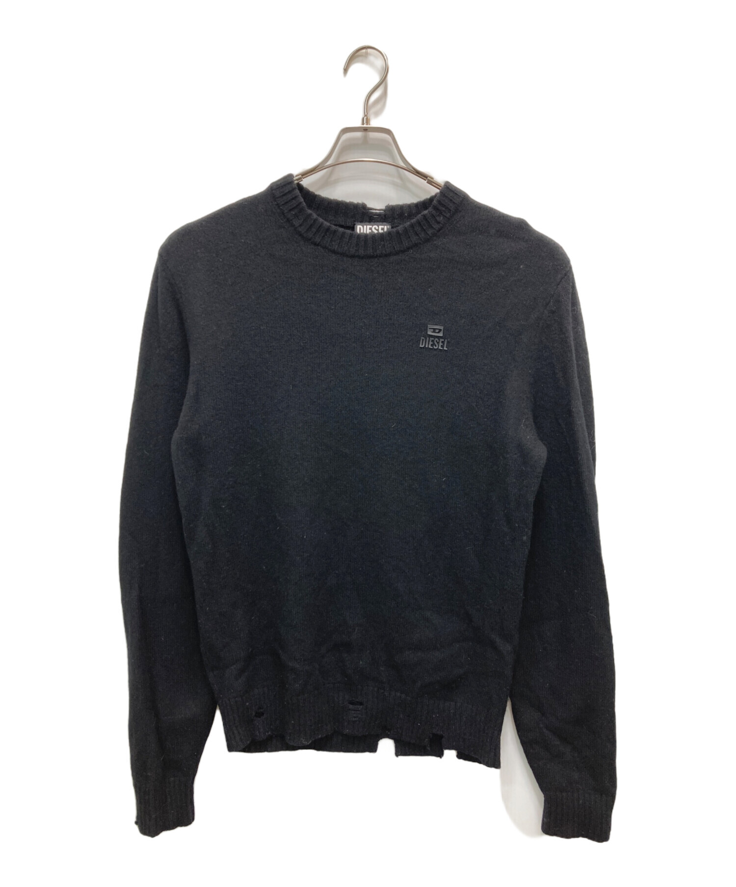 中古・古着通販】DIESEL (ディーゼル) ニット ブラック サイズ:M