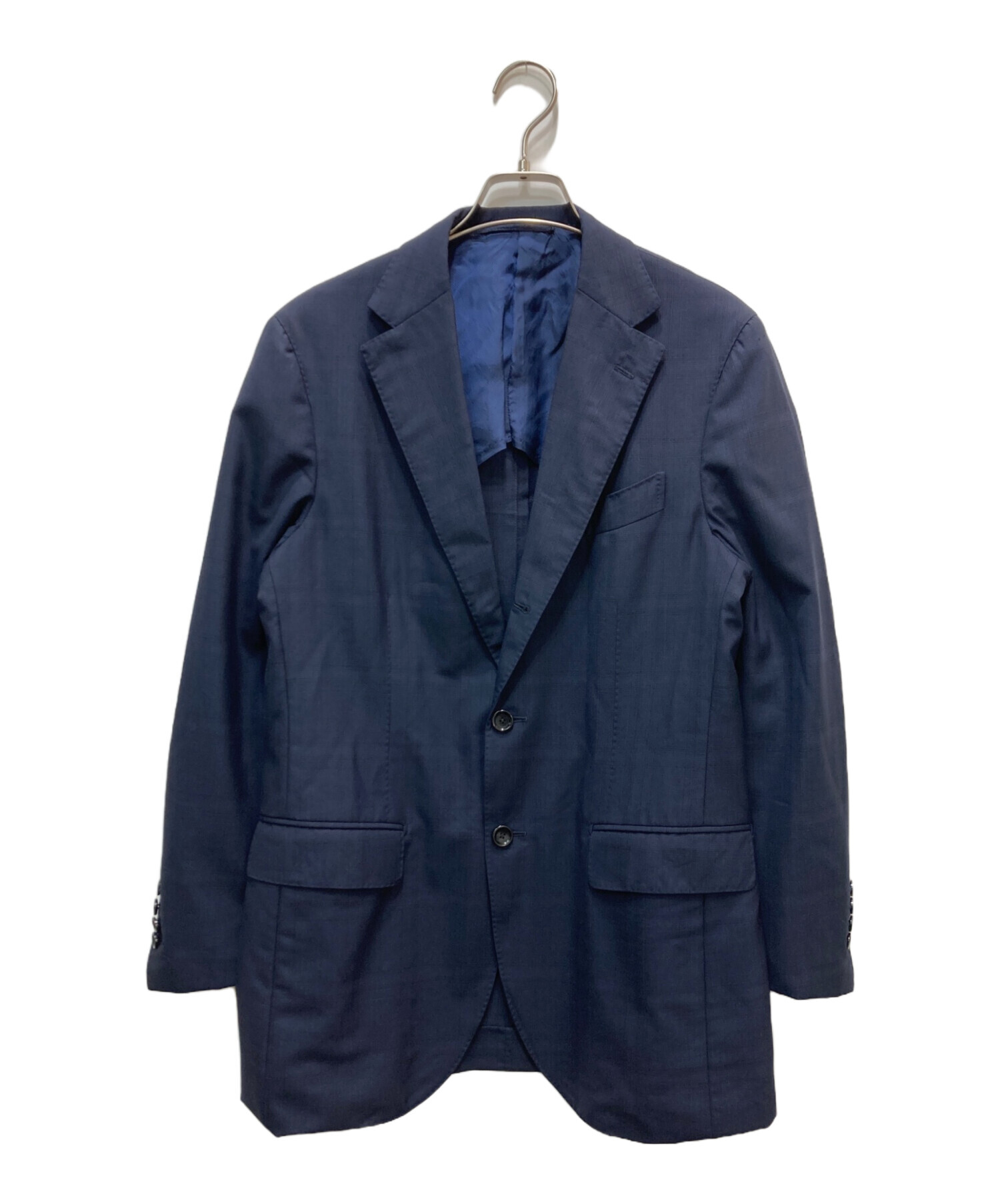 BEAMS F ビームスエフ スーツ　ネイビー 46 中古・古着通販】BEAMS F (ビームスエフ) セットアップスーツ ネイビー