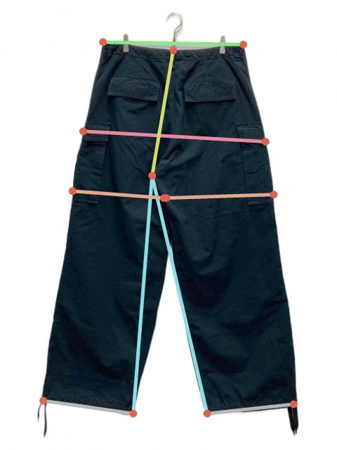 中古・古着通販】BALENCIAGA (バレンシアガ) Navy Blue Cotton Cargo