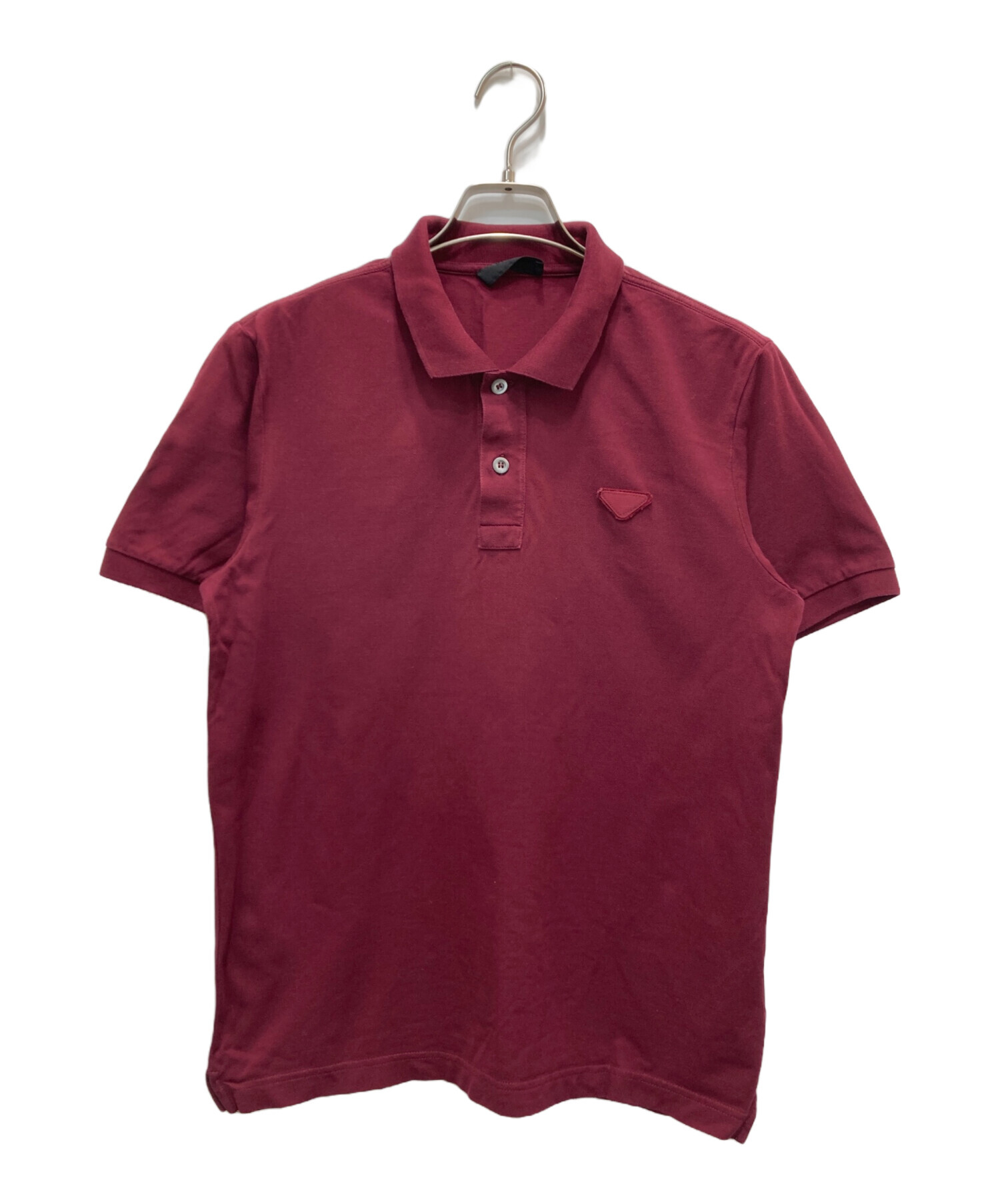 中古・古着通販】PRADA (プラダ) ポロシャツ ボルドー サイズ:S