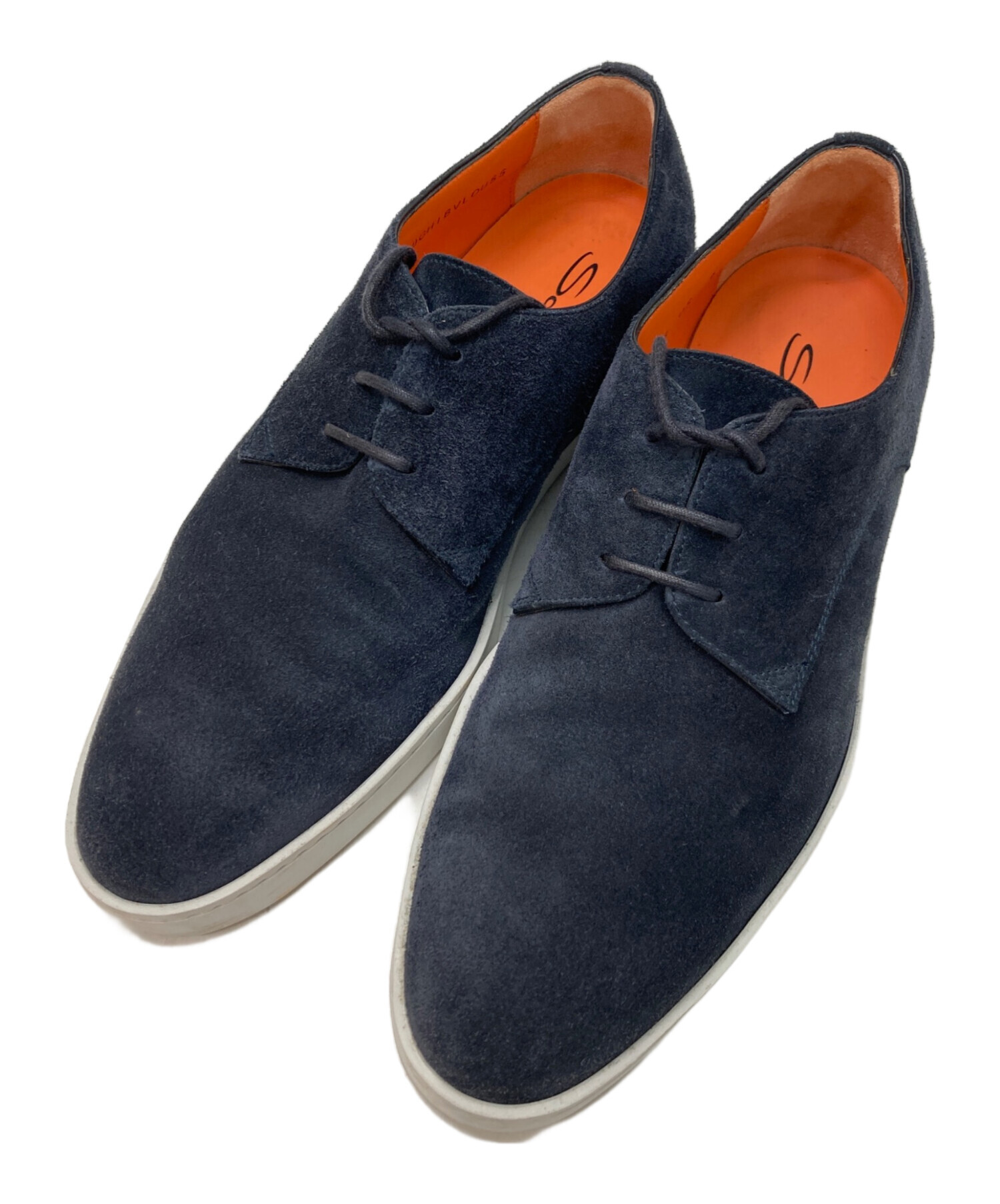 中古・古着通販】Santoni (サントーニ) スウェードシューズ ネイビー 
