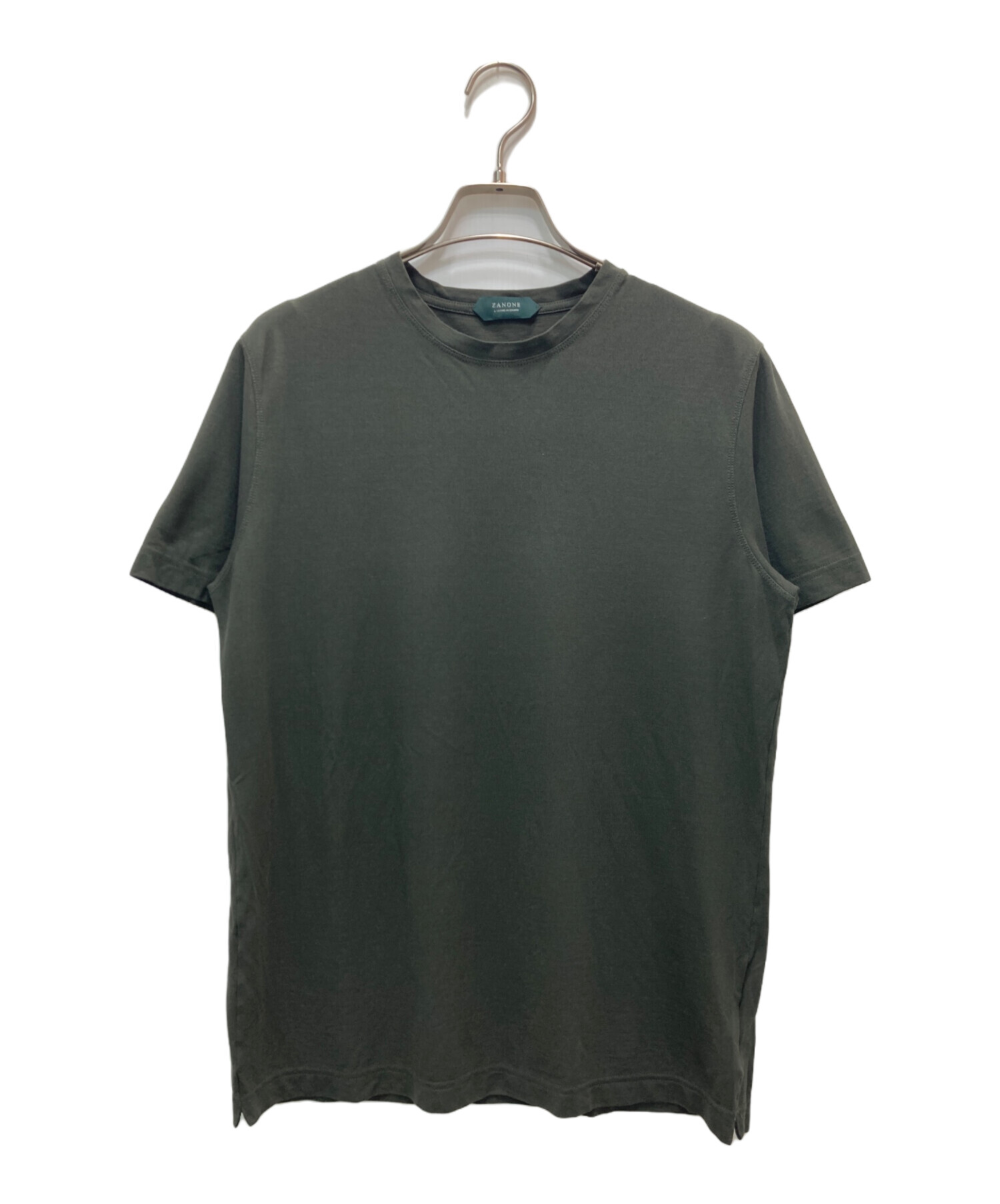 ザノーネアイスコットン zanone tシャツ ZANONE ザノーネ アイスコットンシャツ メンズ Tシャツ・カットソー グレー