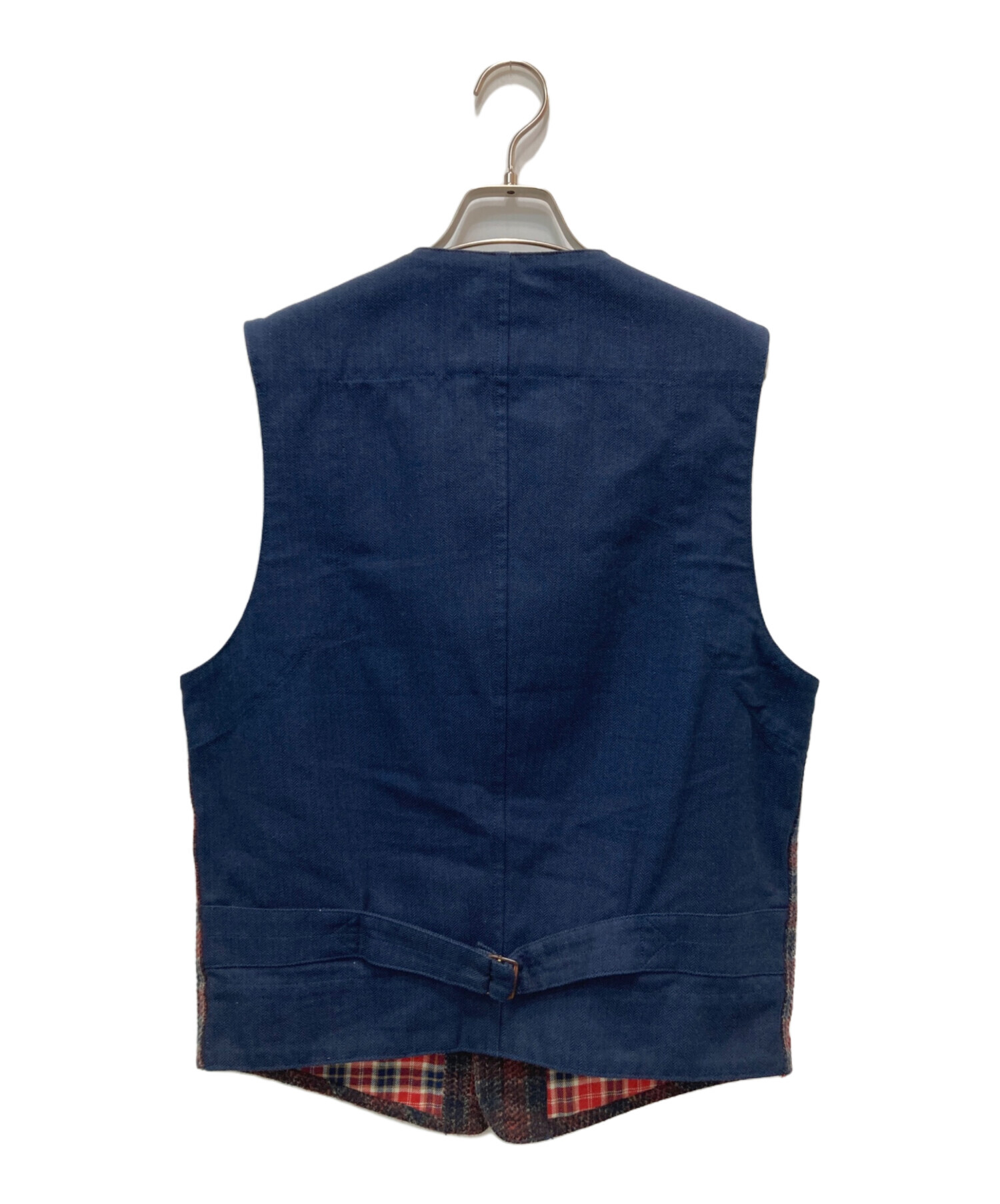 中古・古着通販】BONCOURA (ボンクラ) デニムワークベスト レッド 