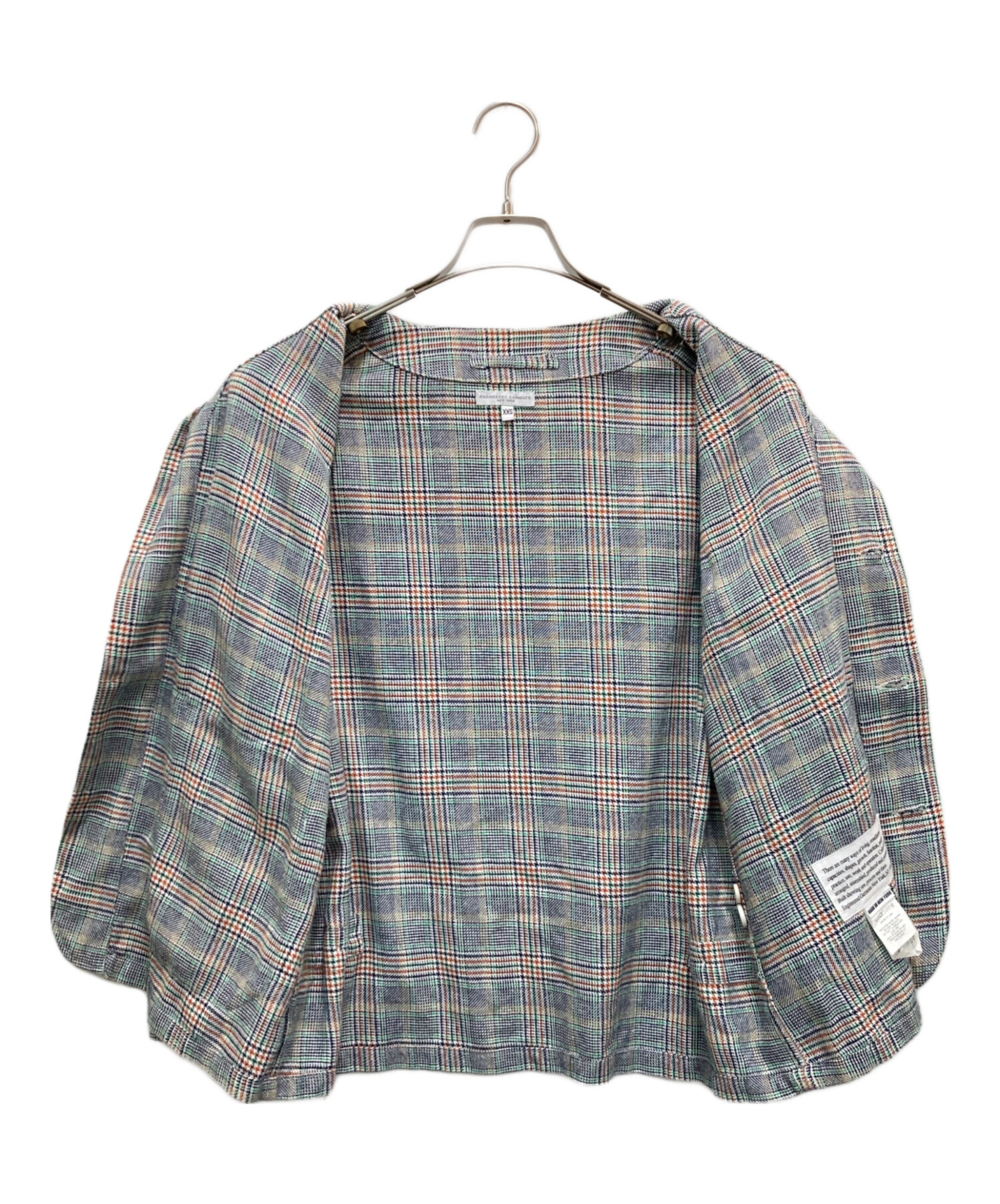 エンジニアードガーメンツ ノーカラージャケット エンジニアード