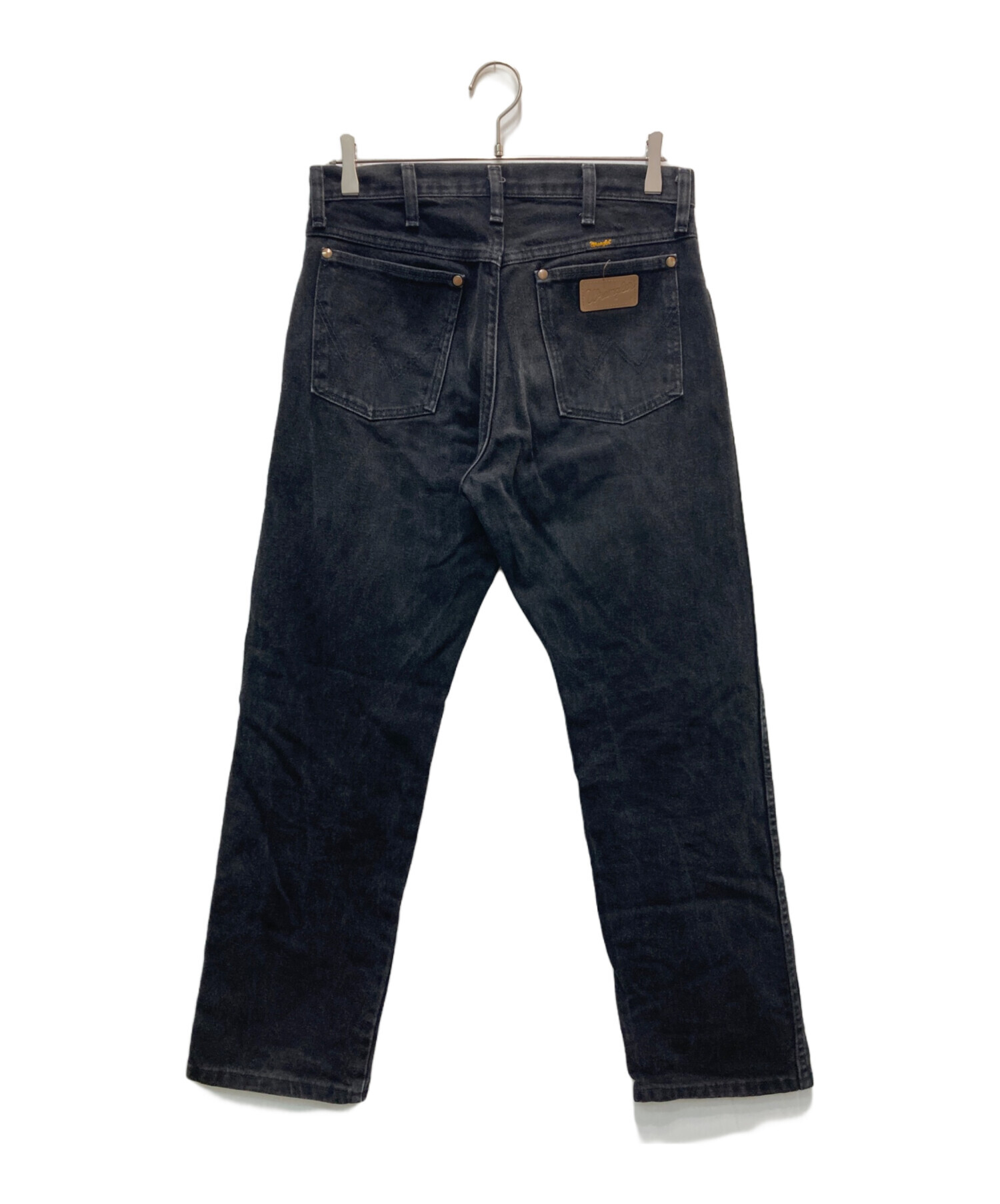 中古・古着通販】Wrangler (ラングラー) 後染めデニムパンツ ブラック 