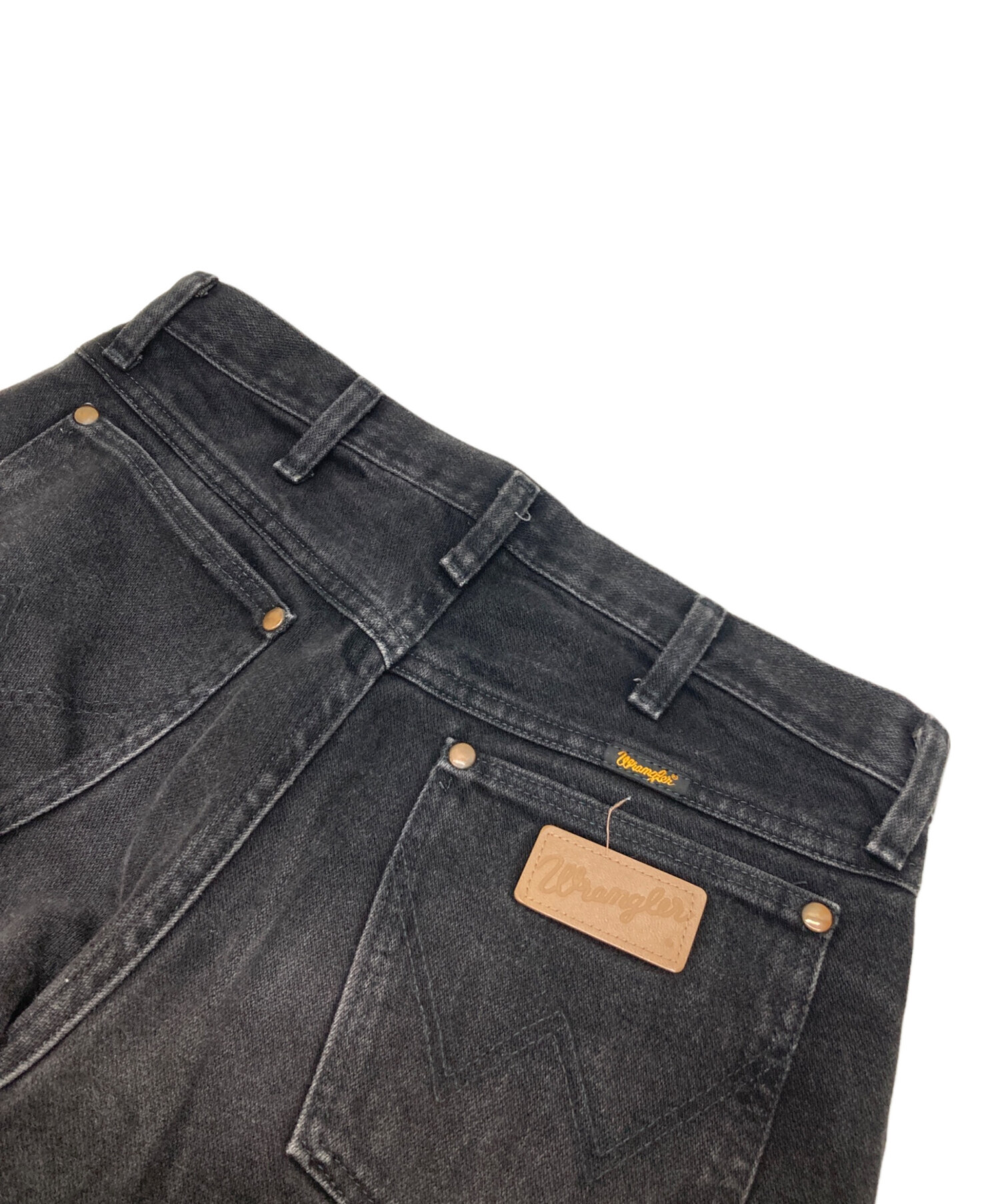 中古・古着通販】Wrangler (ラングラー) 後染めデニムパンツ ブラック 
