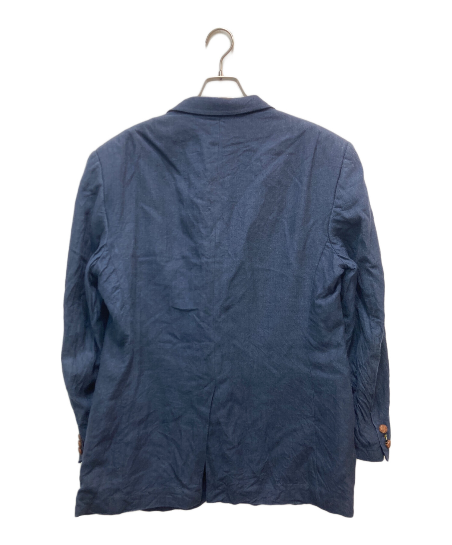 ブルックスブラザーズ ネイビー ビッグサイズ リネン テーラードジャケット 中古・古着通販】BROOKS BROTHERS (ブルックスブラザーズ