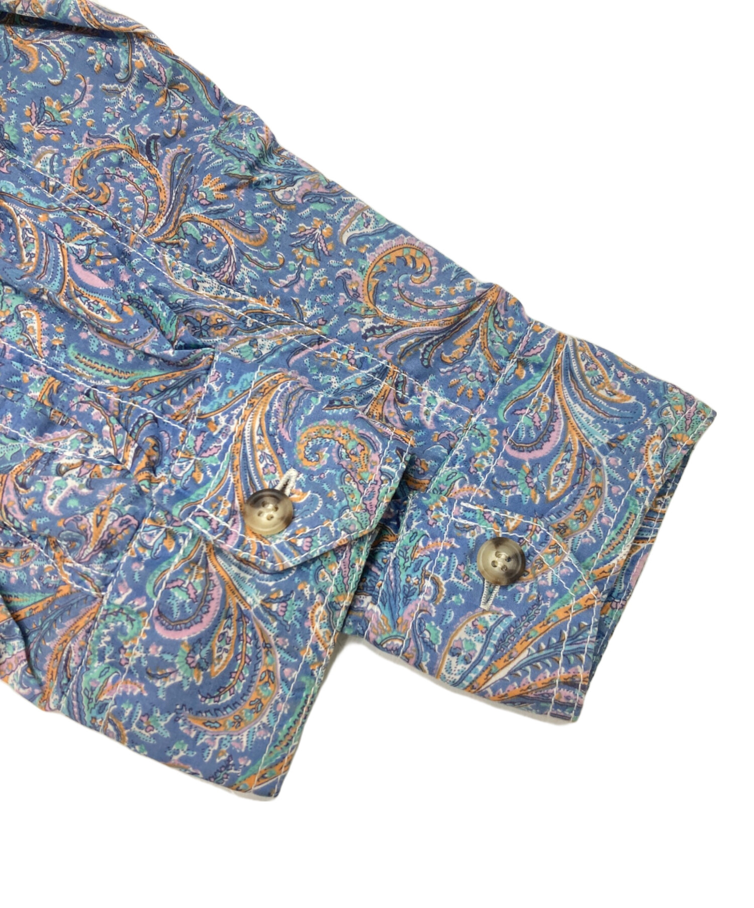 NIGEL CABOURN カジュアルシャツ L その他（柄物・カラフル） 【古着】【中古】【送料無料】 中古・古着通販】NIGEL CABOURN (ナイジェルケーボン) 総柄シャツ