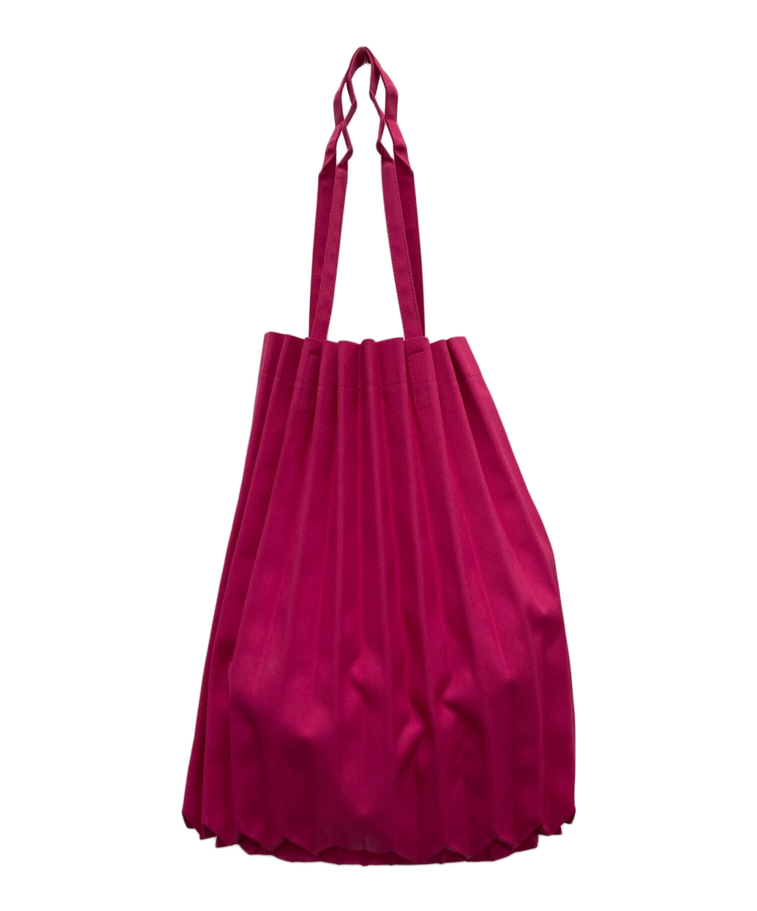 【中古】ミー イッセイミヤケ me ISSEY MIYAKE 2022年秋冬 プリーツ ショルダーバッグ アイボリー【W31.5xH35.5】【レディース】 me ISSEY MIYAKE(ミーイッセイミヤケ) / トートバッグ/プリーツトート