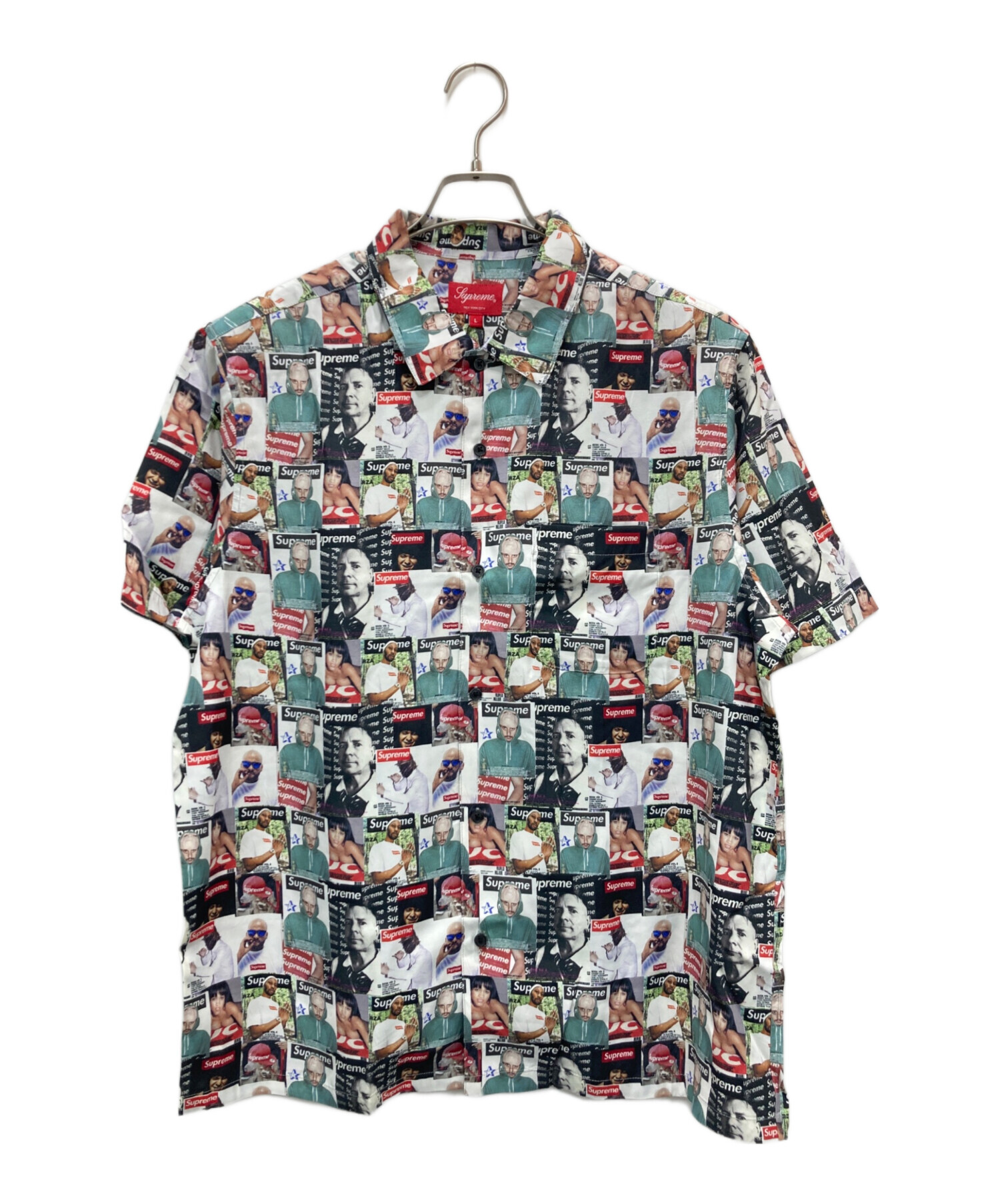 中古・古着通販】SUPREME (シュプリーム) Magazine S/S Shirt マルチ 