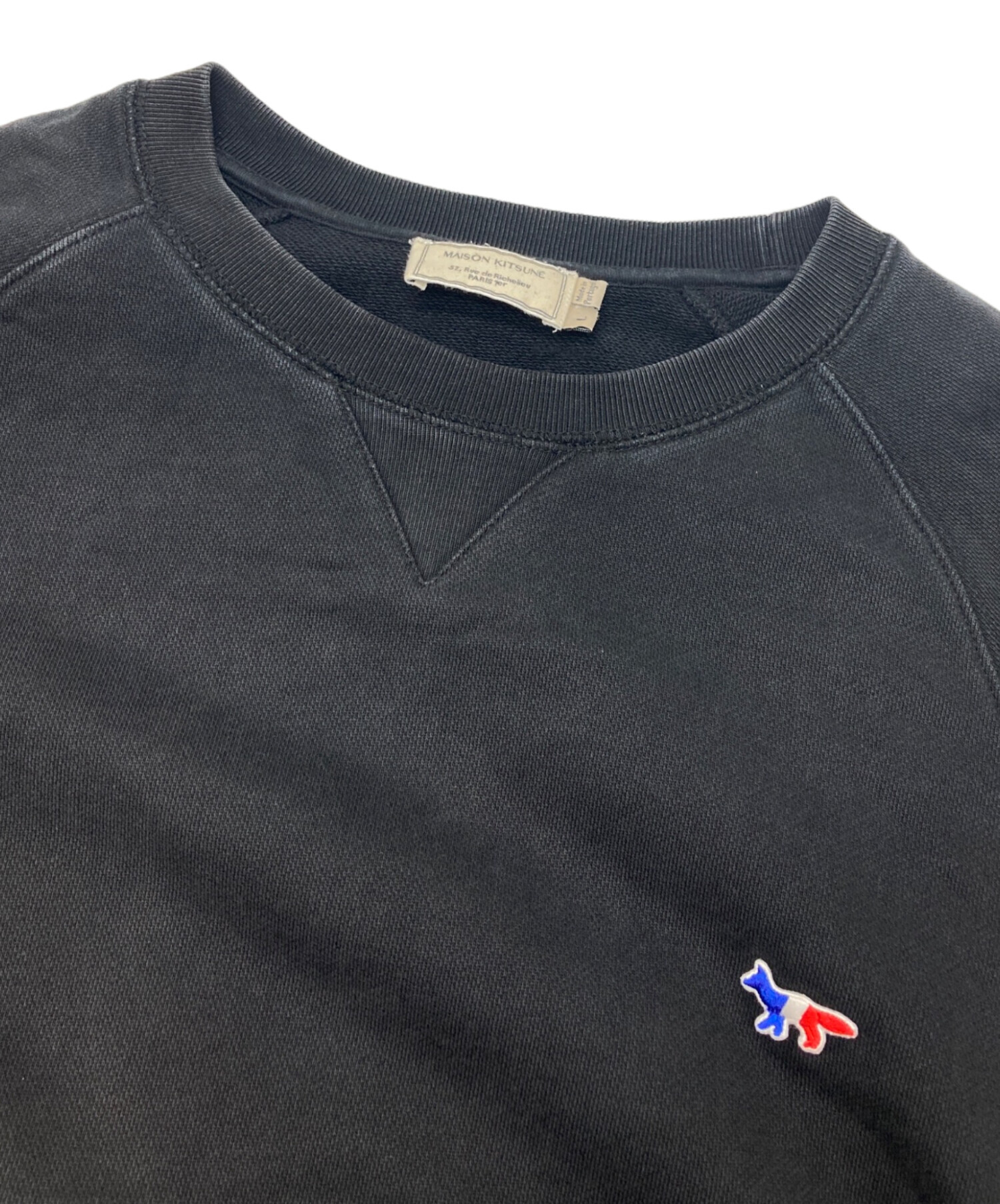 中古・古着通販】maison kitsune (メゾンキツネ) スウェット ブラック 