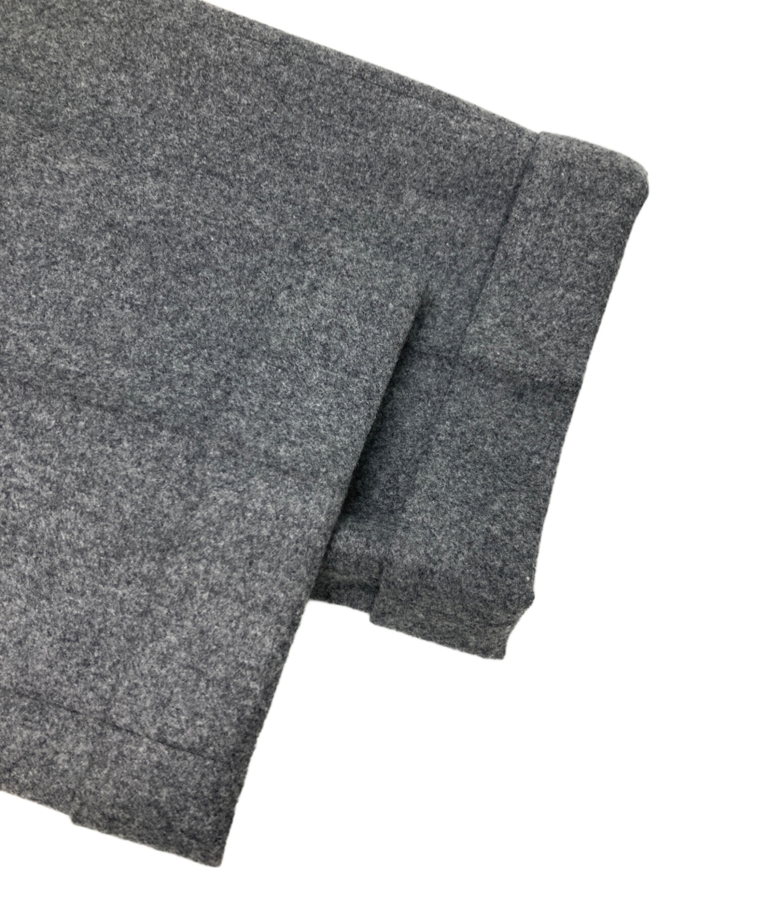 ✨ BEAMS F ビームスエフ ウール100 スーツスラックス　メンズ　グレー 中古・古着通販】BEAMS F (ビームスエフ) フランネル 1プリーツ