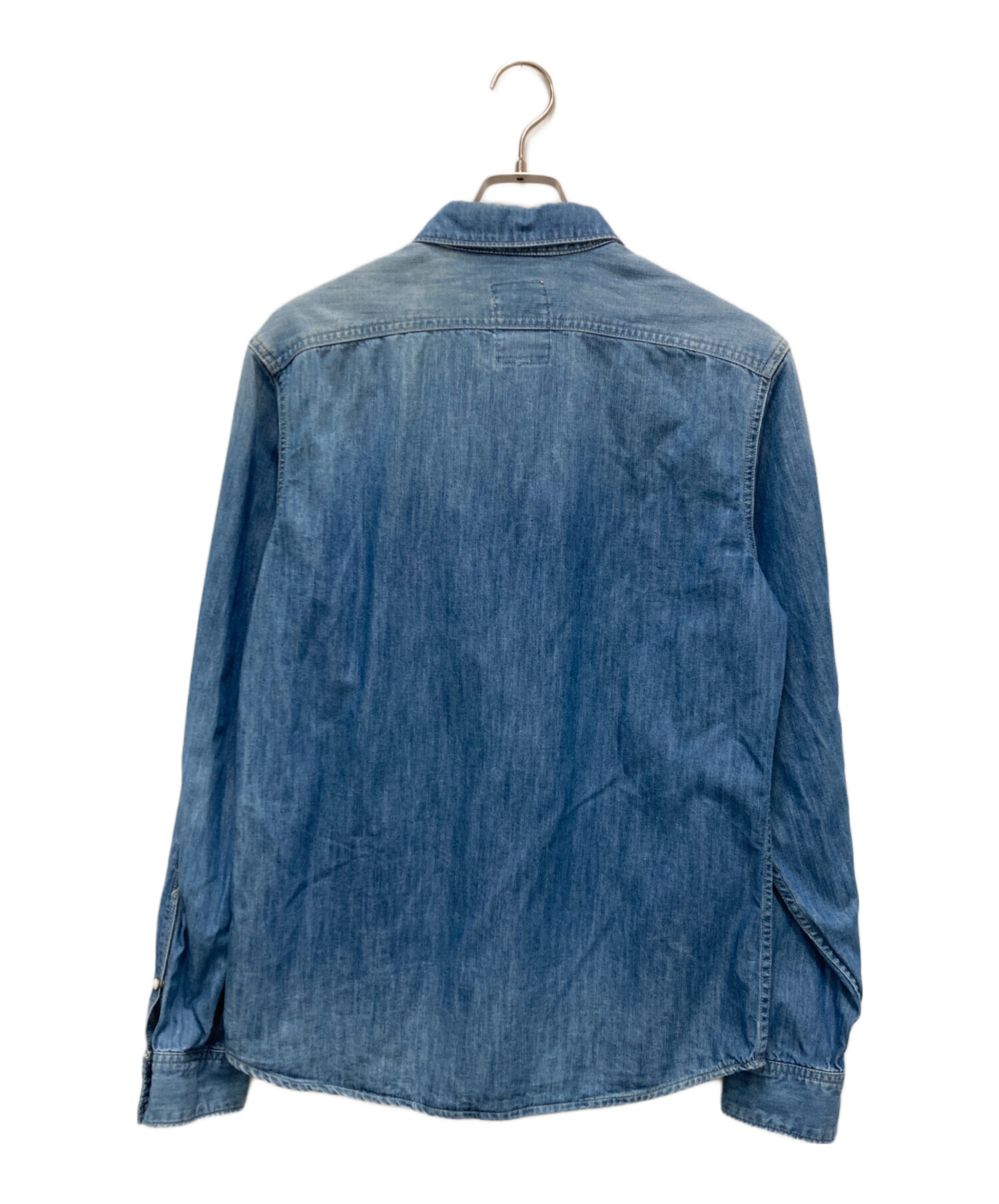 中古・古着通販】G-STAR RAW (ジースターロゥ) デニムシャツ ブルー 