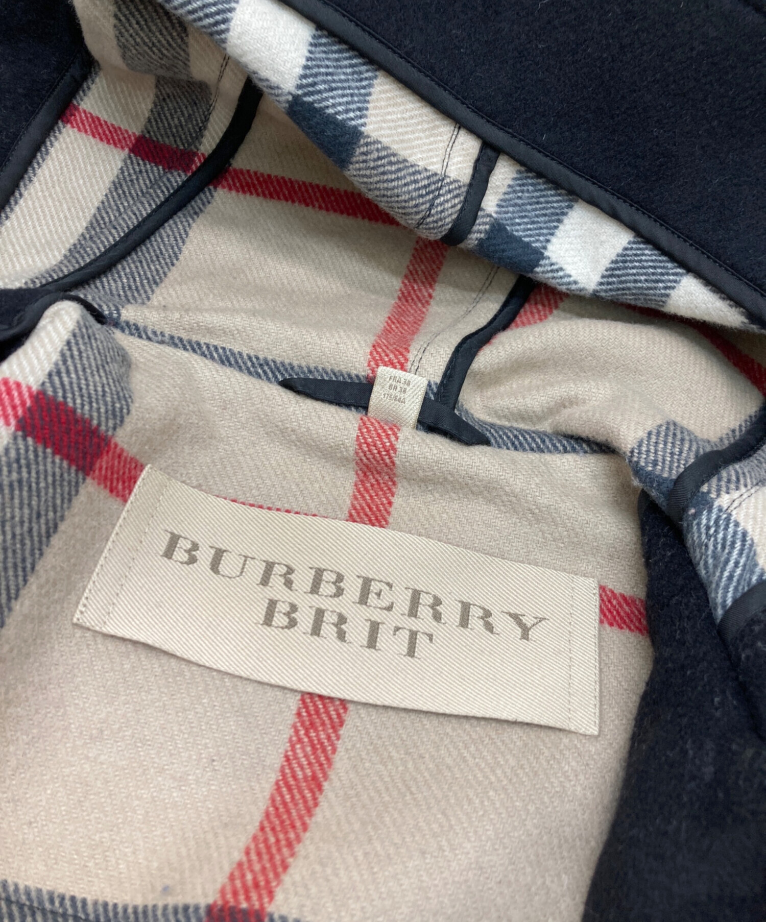 中古・古着通販】BURBERRY BRIT (バーバリーブリット) ダッフルコート
