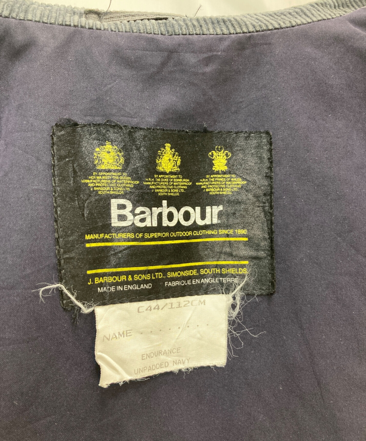 中古・古着通販】Barbour (バブアー) ベンタイルコットン