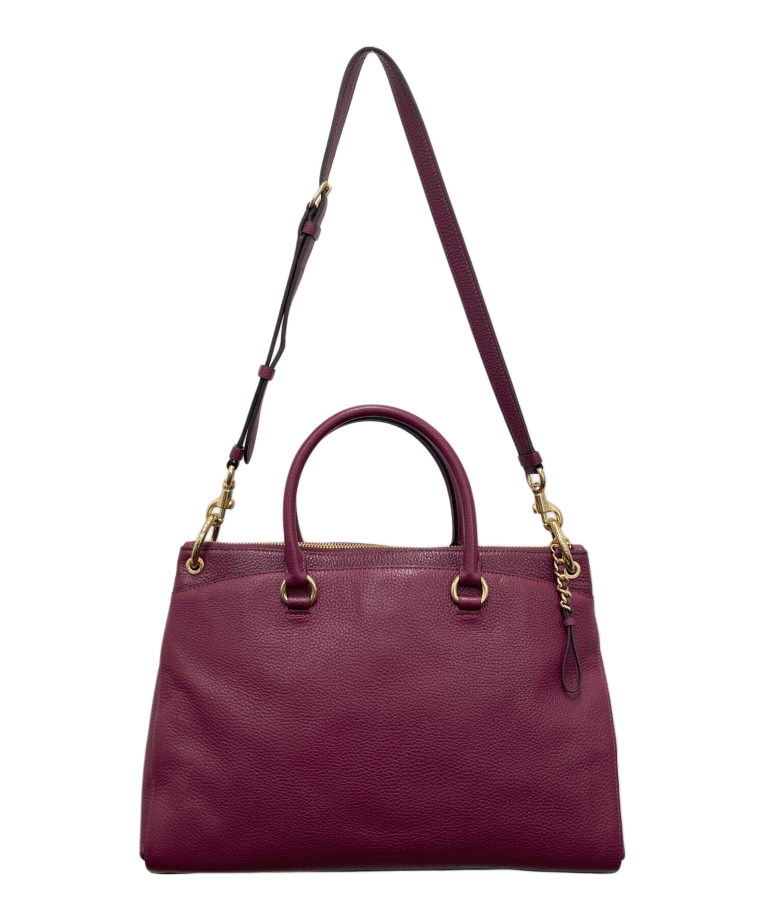 中古・古着通販】COACH (コーチ) 2WAYバッグ ワインレッド｜ブランド 