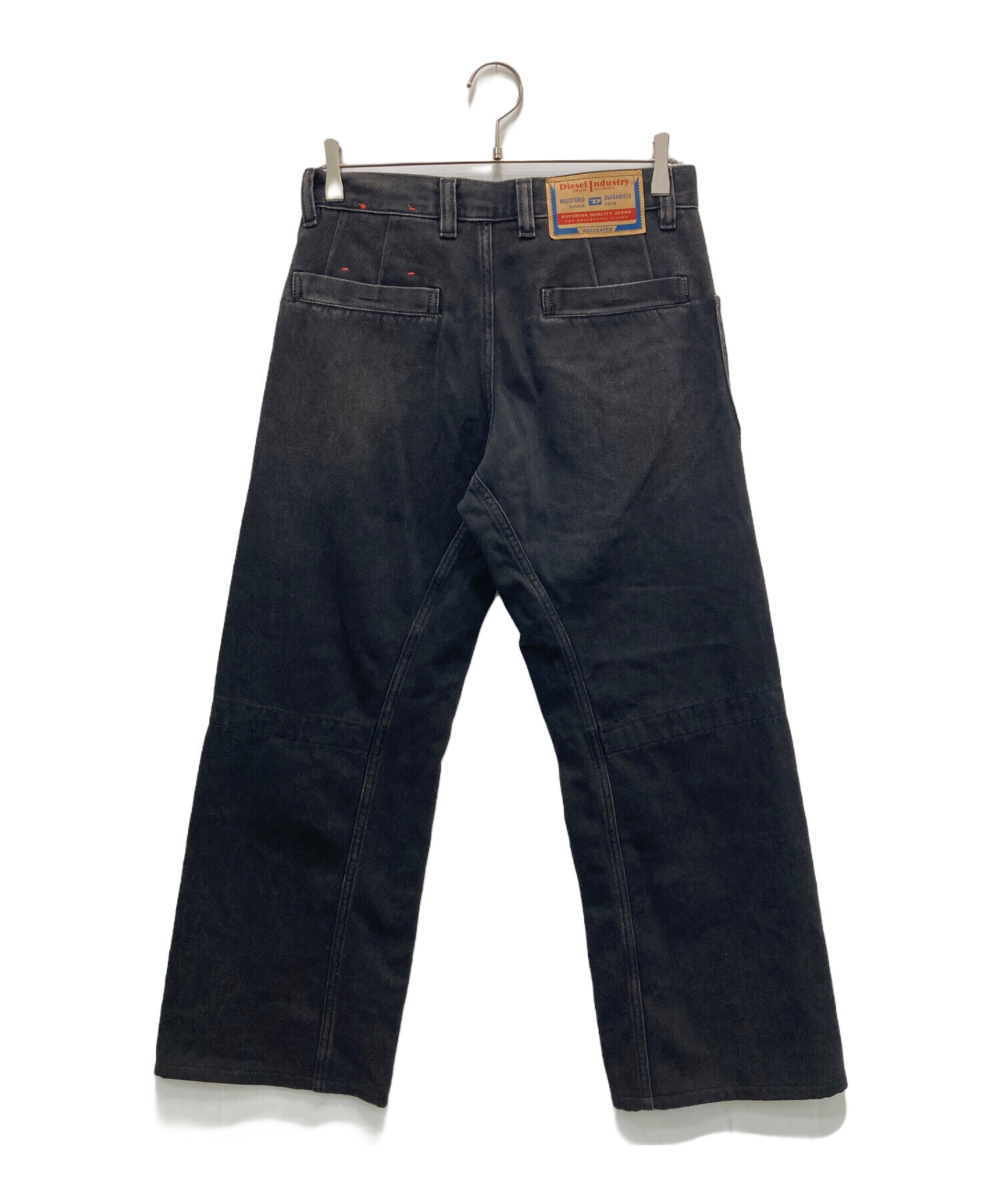 中古・古着通販】DIESEL (ディーゼル) デニムパンツ ブラック サイズ