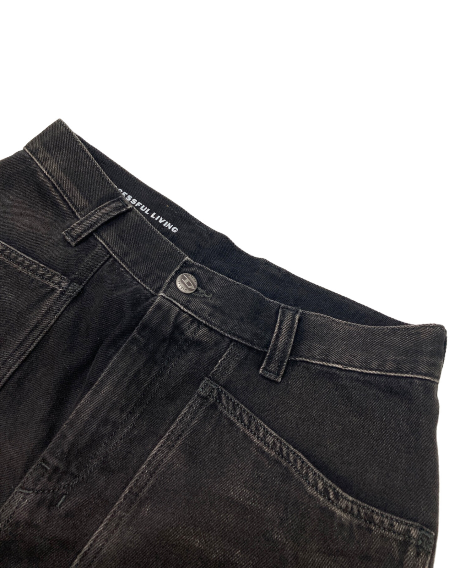 美品】DIESEL ディーゼル パンツ ブラック 黒 サイズ:W26 L30 | 25AW 