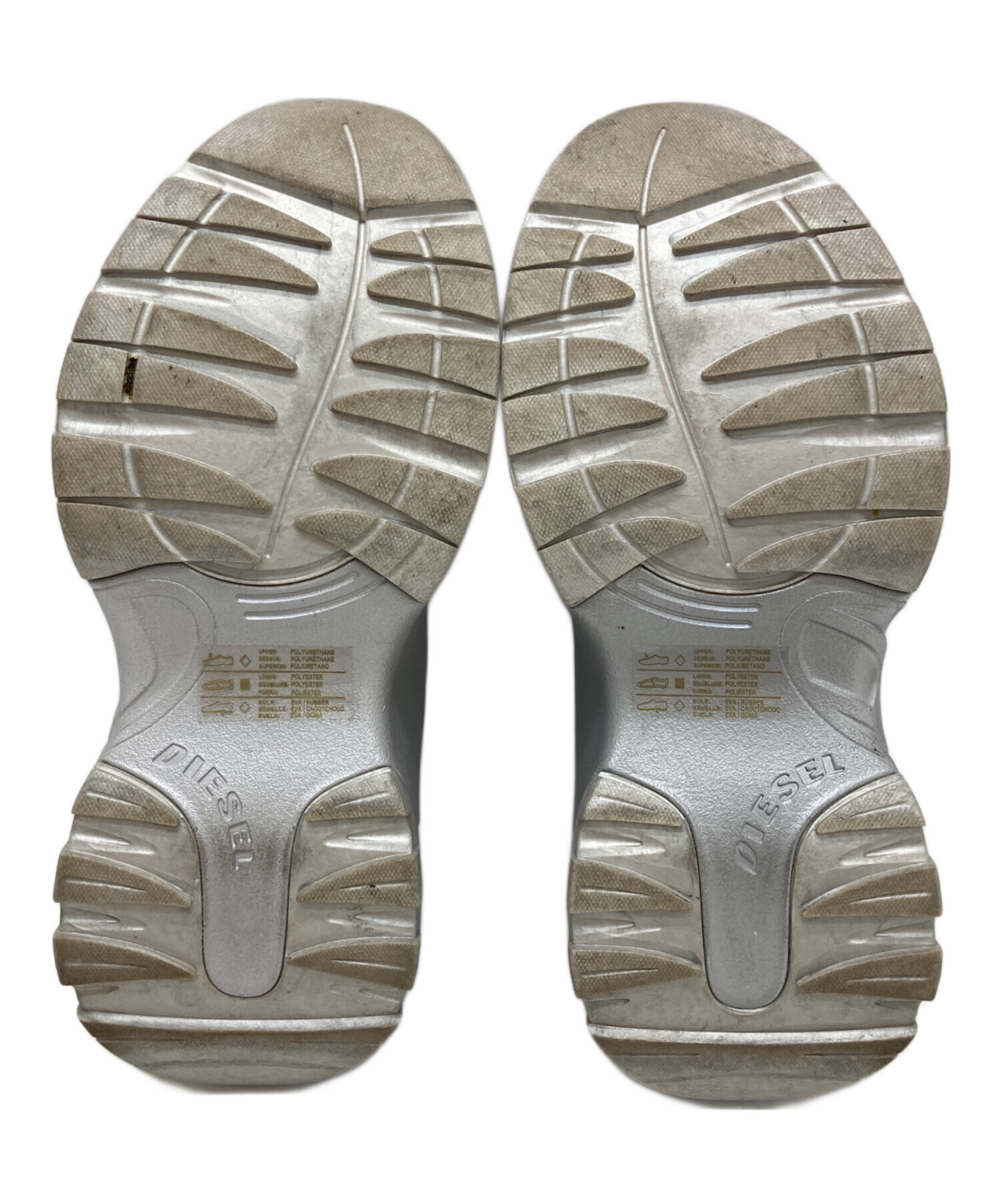 中古・古着通販】DIESEL (ディーゼル) ミュール シルバー サイズ:23 