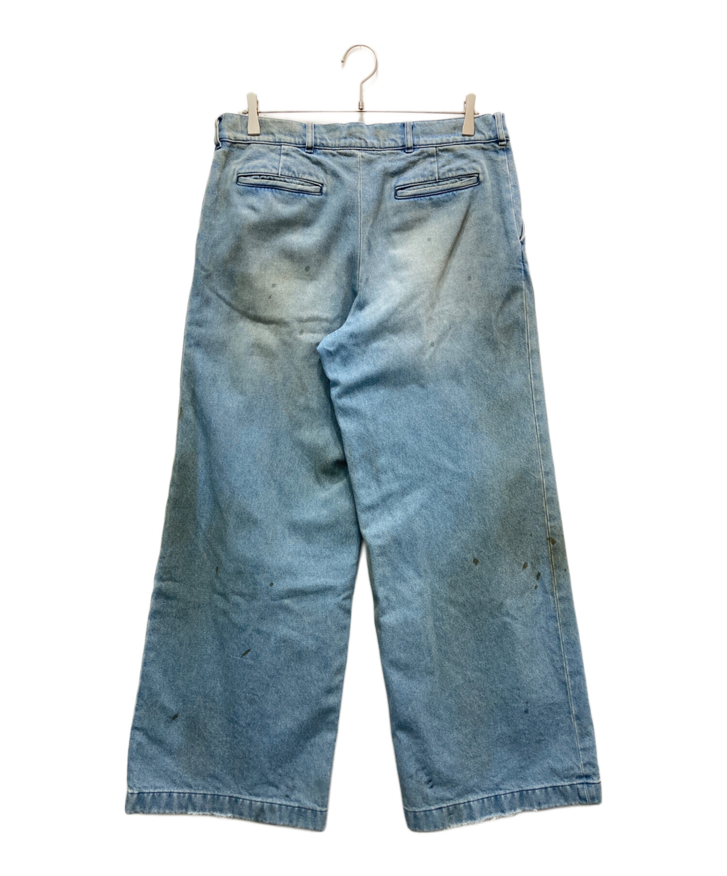 中古・古着通販】NEON SIGN (ネオンサイン) Drill Wide Denim Pants v1