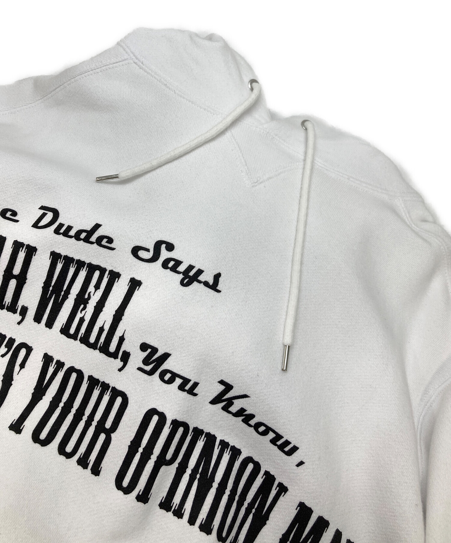 sacai 20ss THE BIG LEBOWSKI\" パーカー サイズ3 中古・古着通販】sacai (サカイ) Big Lebowski Hoodie ホワイト サイズ