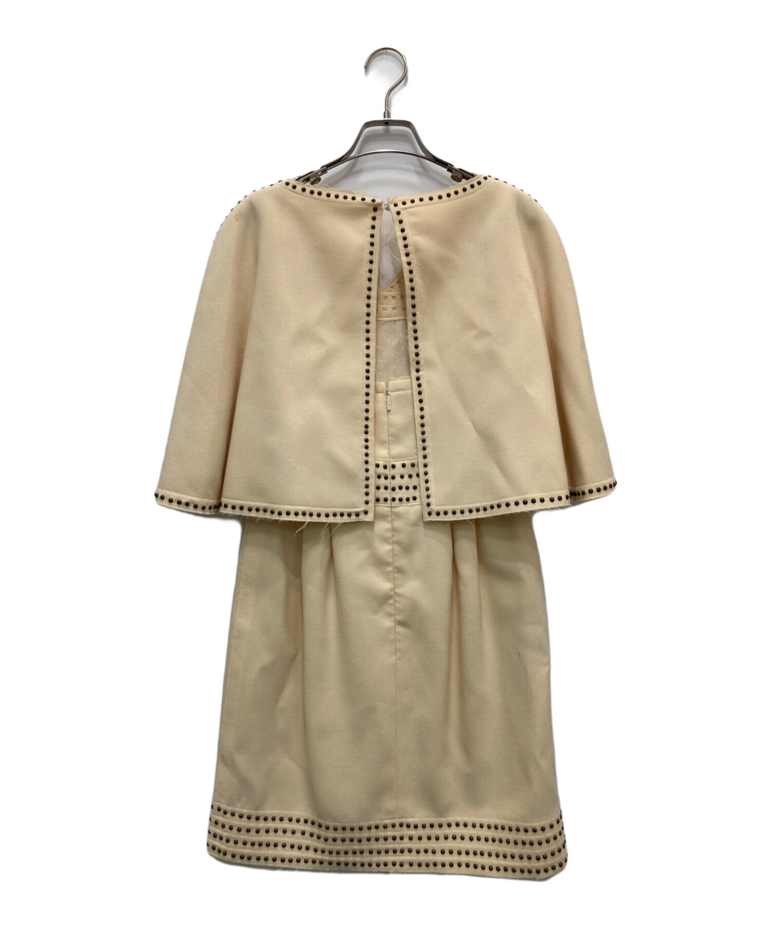 中古・古着通販】FENDI (フェンディ) スタッズワンピース イエロー