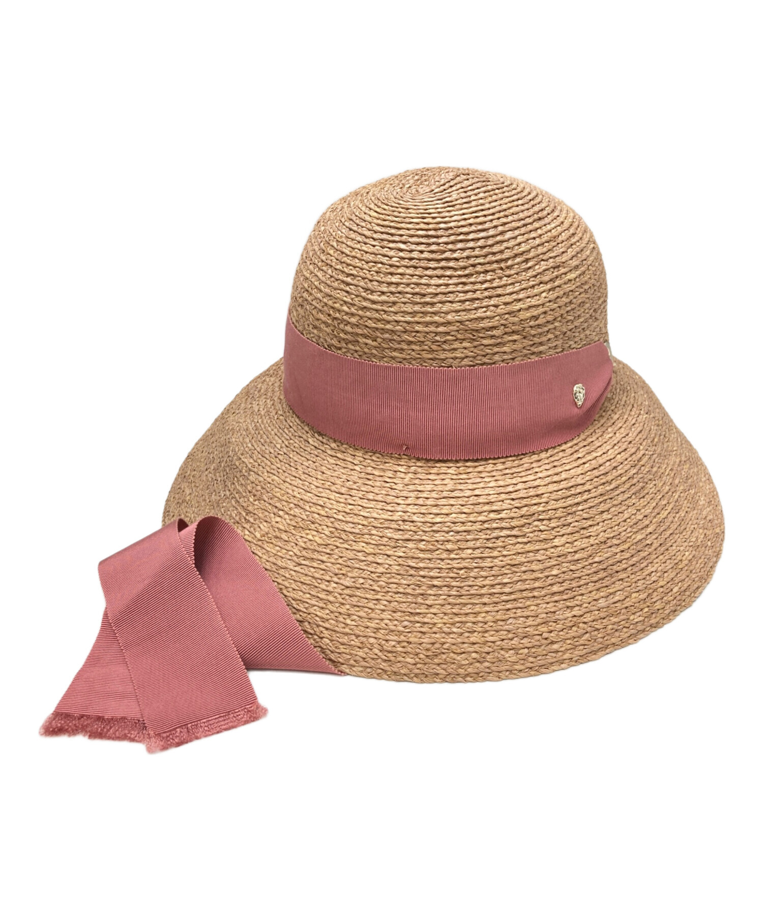 ヘレンカミンスキー ラフィアハット ピンクベージュ HELEN KAMINSKI